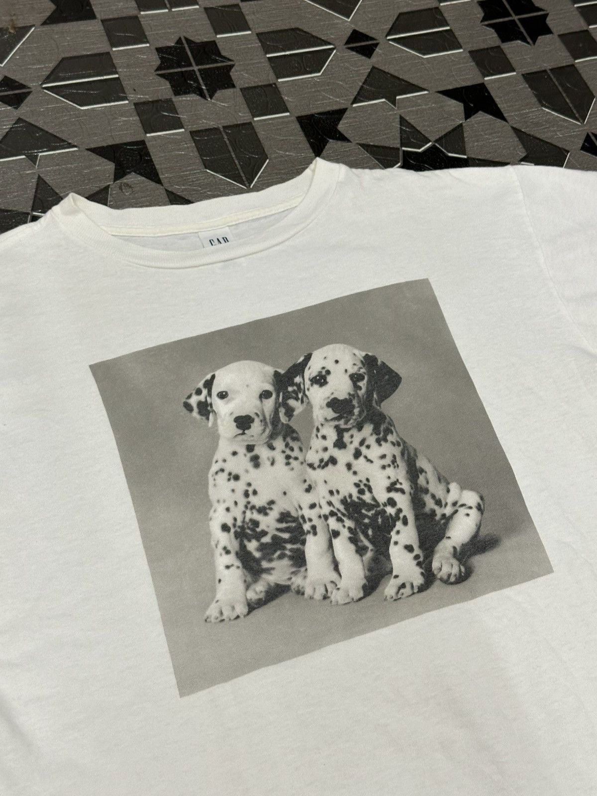 Gap Vintage 90s Gap “Dalmation Dog” Tee (Boxy) Size US M / EU 48-50 / 2 - 2 Thumbnail
