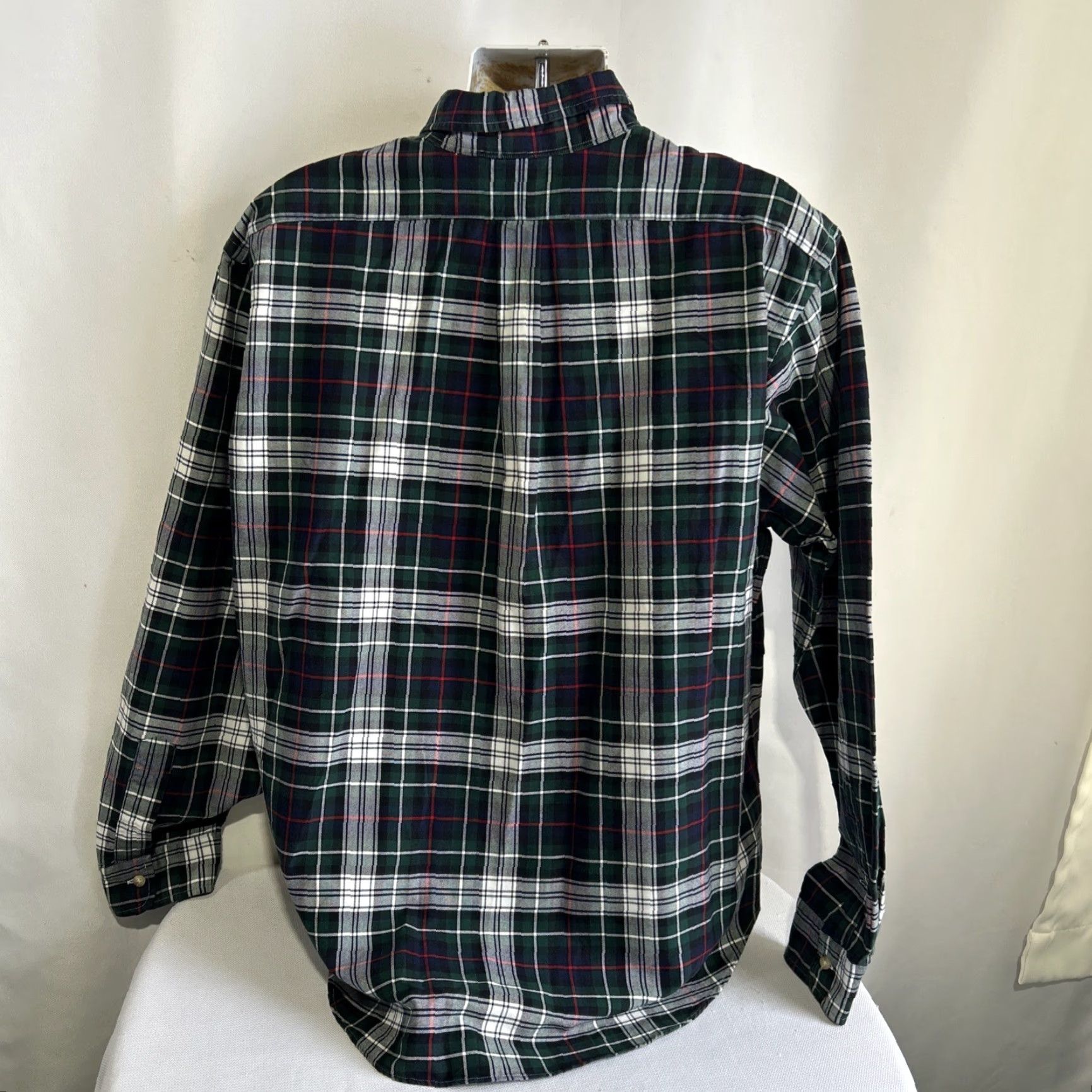 Polo Ralph Lauren Polo Ralph Lauren Classic Fit OXFORD Plaid Button-Down Shirt Men XL Green Size US XL / EU 56 / 4 - 3 Thumbnail