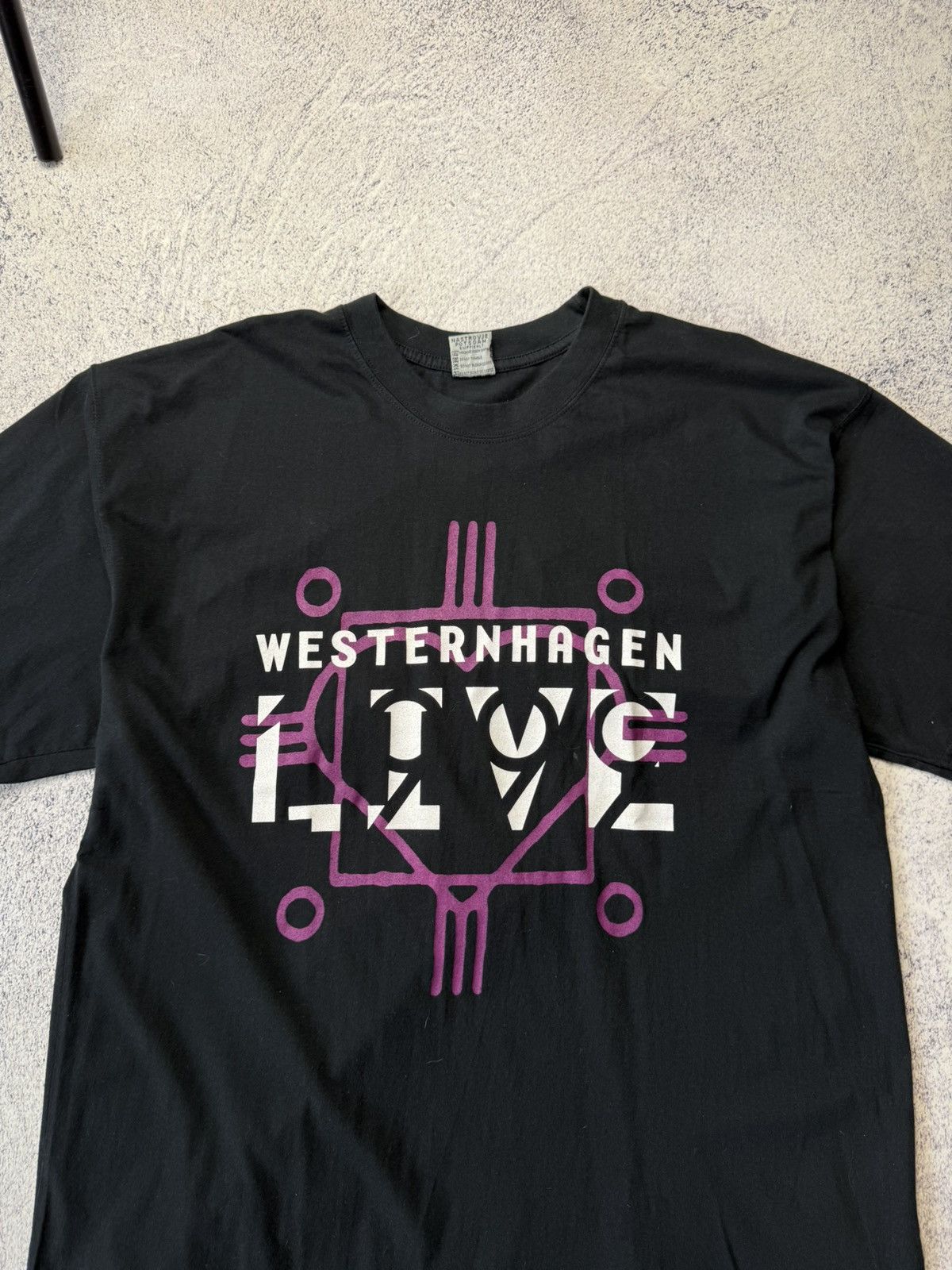 Band Tees Vintage Westernhagen Live Graphic T-Shirt Black Size XL Size US XL / EU 56 / 4 - 2 Thumbnail