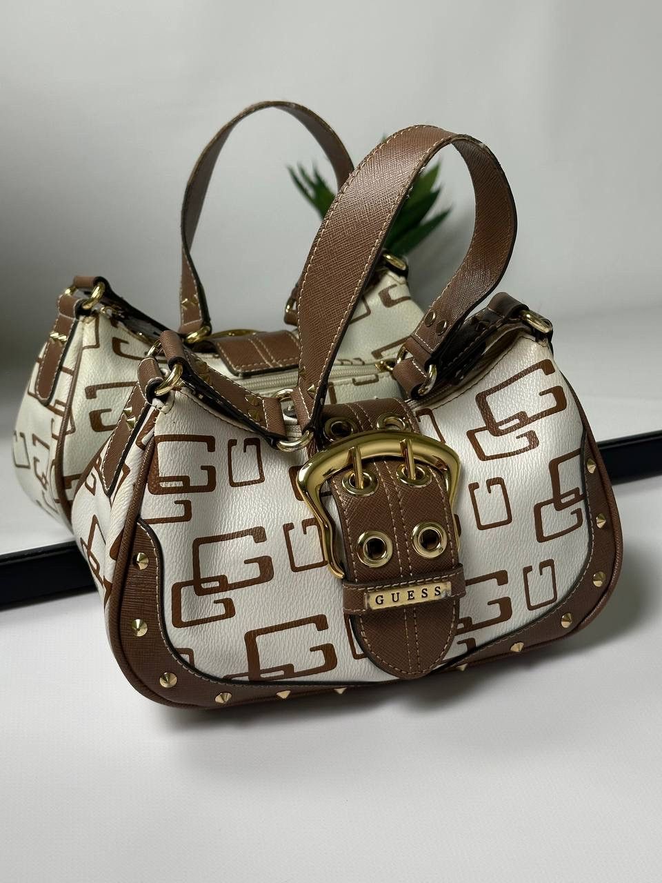 Avant Garde x Guess Vintage Y2K Guess Mini Bag in Beige, Women's
