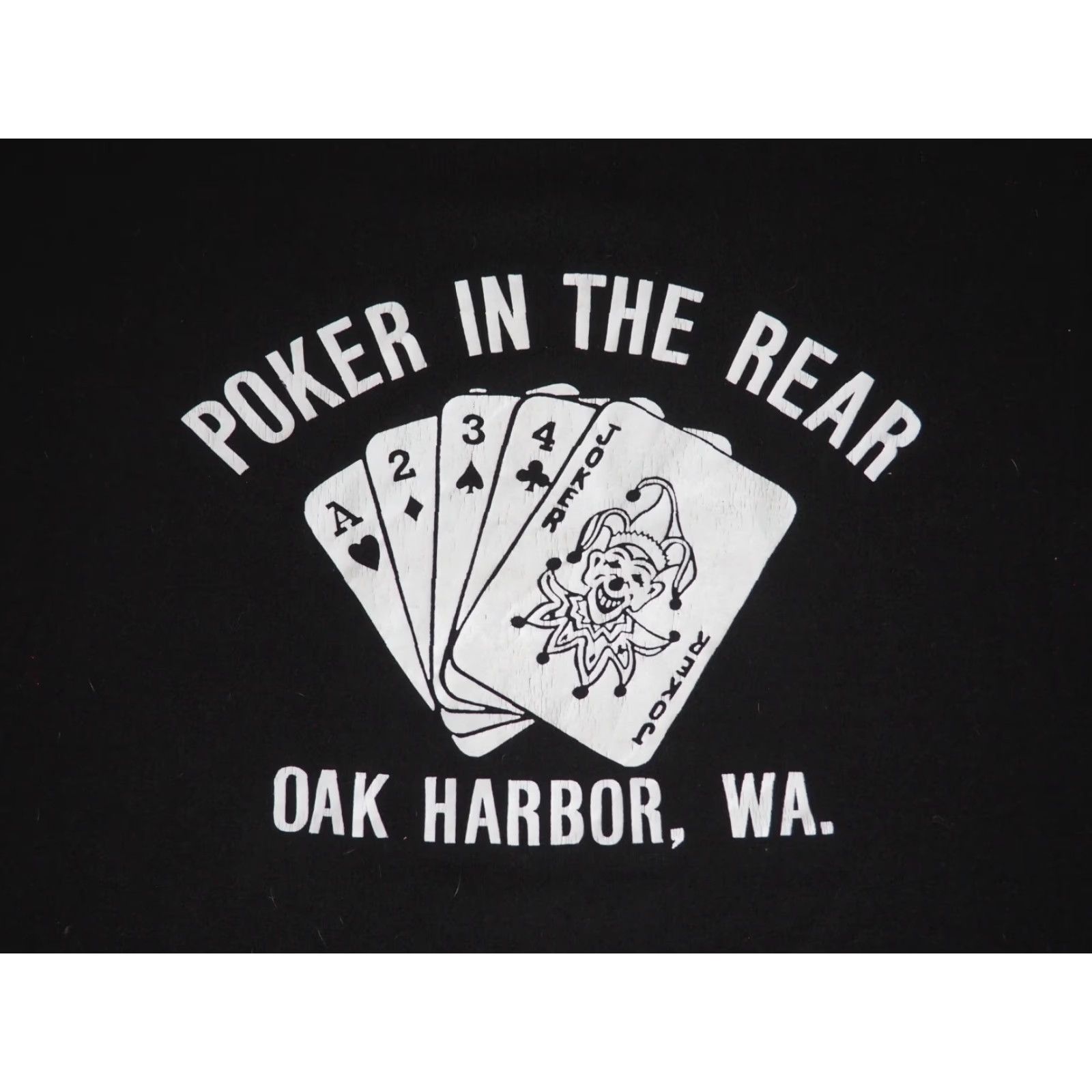 Vintage VTG 80s Stedman Harborlite Tavern Pub Bar WA Poker USA Black Tee Shirt L Mens Graphic Tee Vintage 1980s Grunge Size US L / EU 52-54 / 3 - 4 Thumbnail