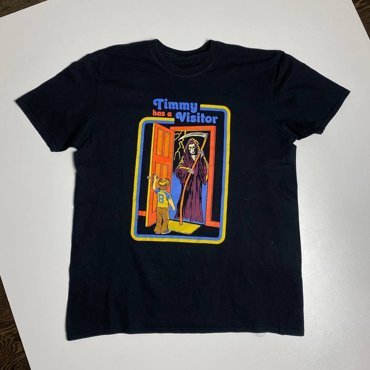 Other Steven Rhobes Timmy has a visitor T-shirt Size:XL Size US XL / EU 56 / 4 - 1 Thumbnail