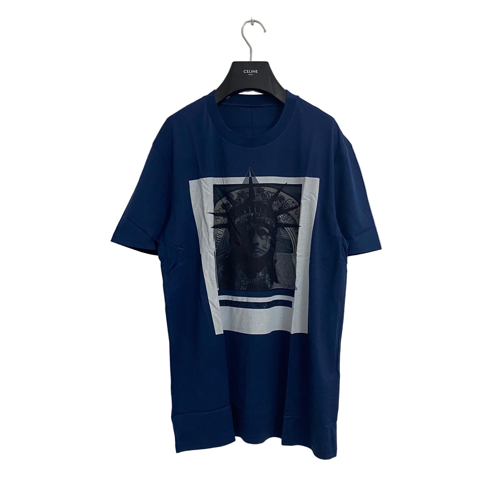 Givenchy Blue Statue of Liberty Logo Print T-Shirt Size US XXL / EU 58 / 5 - 1 Thumbnail