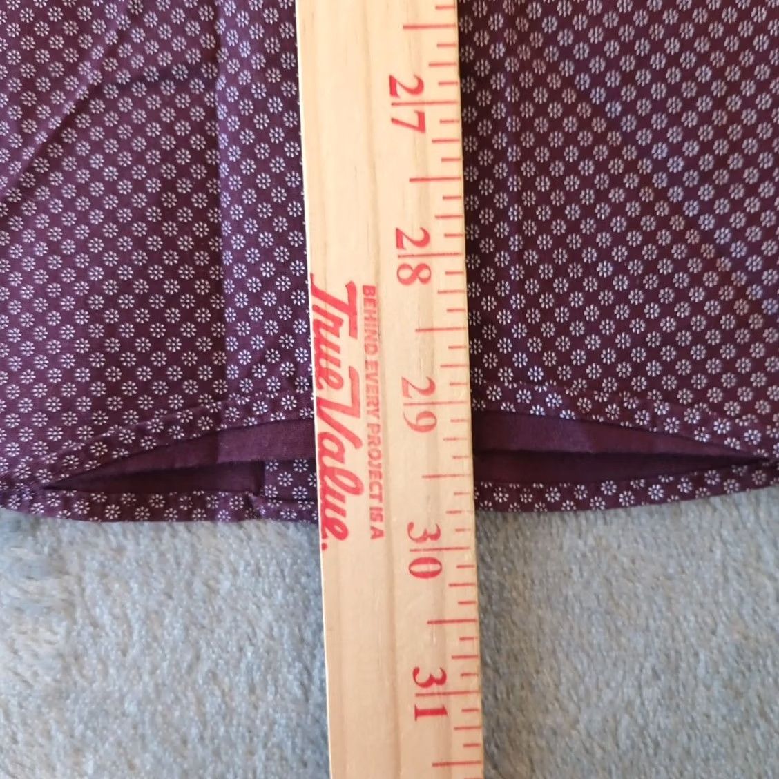 Apt. 9 Apt. 9 Shirt Mens Slim Purple Geometric Long Sleeve Button Up Dress Shirt 14.5 Regular Mens Size US M / EU 48-50 / 2 - 7 Thumbnail