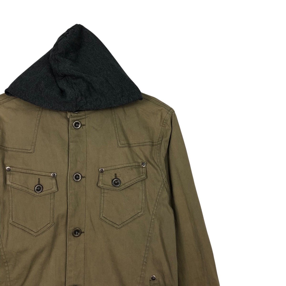 Hysteric Glamour 📌Vintage Biker Jacket Military In The Attic Cargo Pocket Size US L / EU 52-54 / 3 - 7 Thumbnail