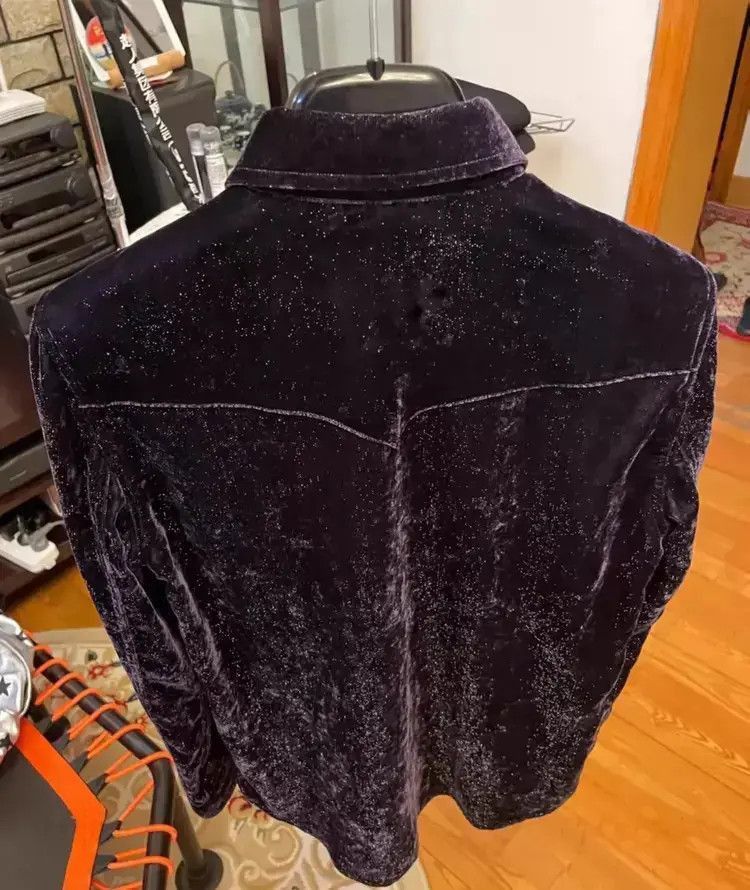 Saint Laurent Paris Saint Laurent Paris 16AW Velvet Western Shirt Size US M / EU 48-50 / 2 - 5 Thumbnail