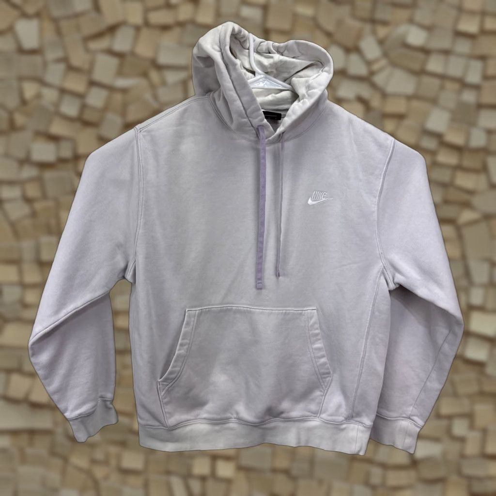 Nike Nike Sportswear Hoodie Pullover Men M Lilac - 576 BV2654-576, Fleece, Logo Embroidered, Hooded, Pockets, Cotton Blend, Regular Fit, Spring Fall Winter Size US M / EU 48-50 / 2 - 1 Thumbnail