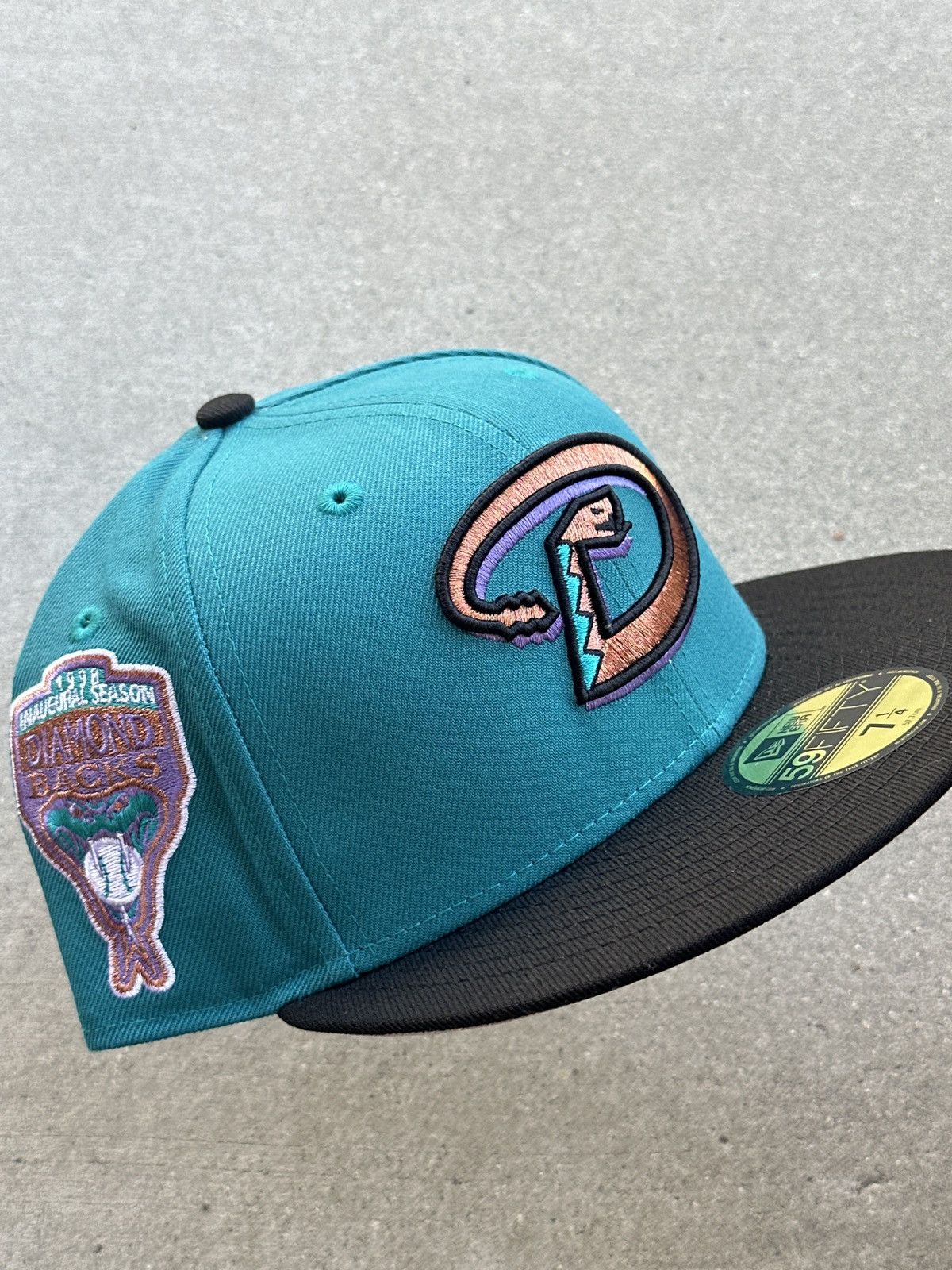 Hat Club × MLB × New Era Arizona Diamondbacks OG Copperhead Top 30 Fitted Hat 7 1/4 Size ONE SIZE - 1 Thumbnail