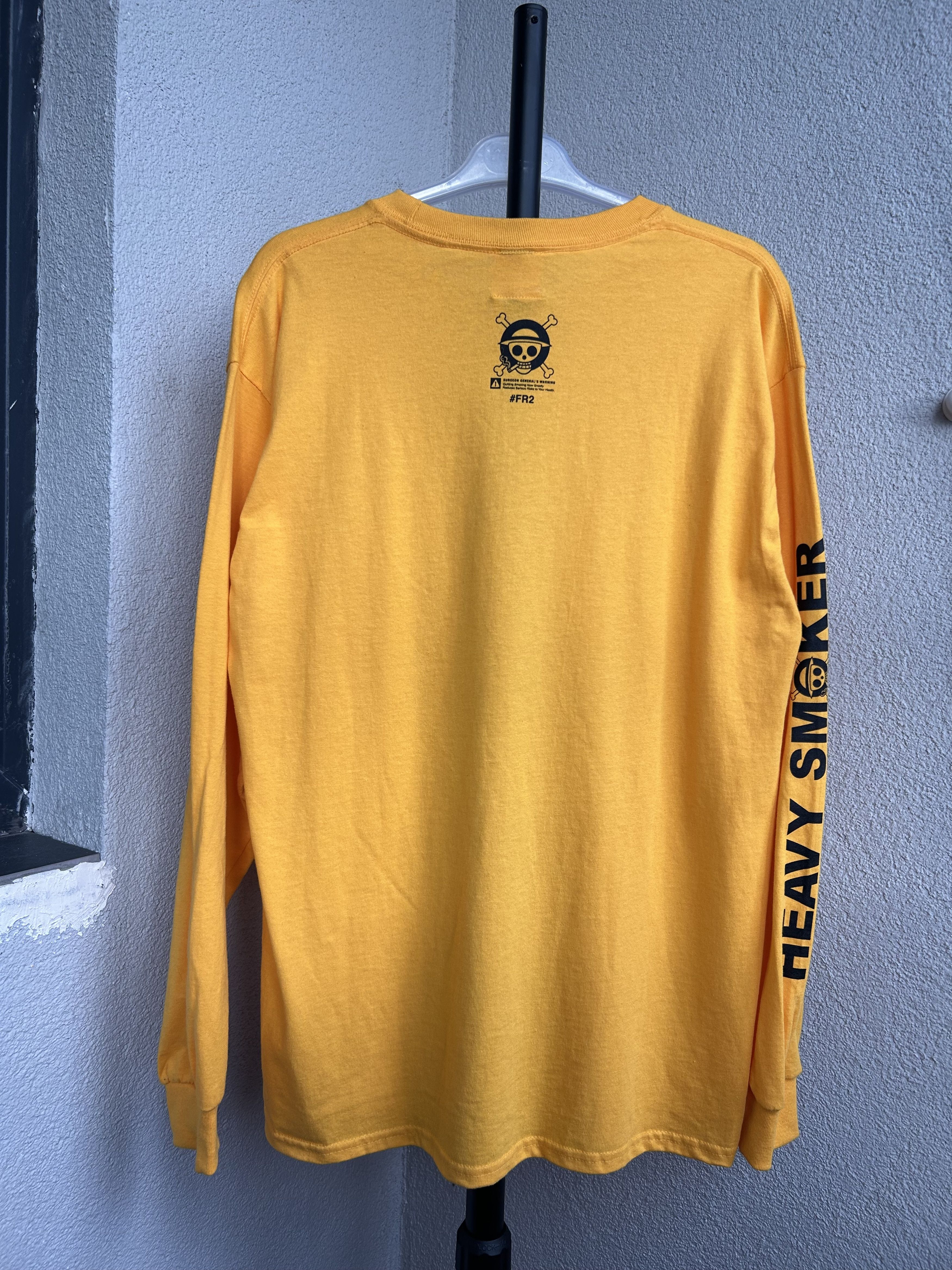 Anime Vintage 2000s One Piece x FR2 Anime Long Sleeve shirt Size US XL / EU 56 / 4 - 2 Thumbnail