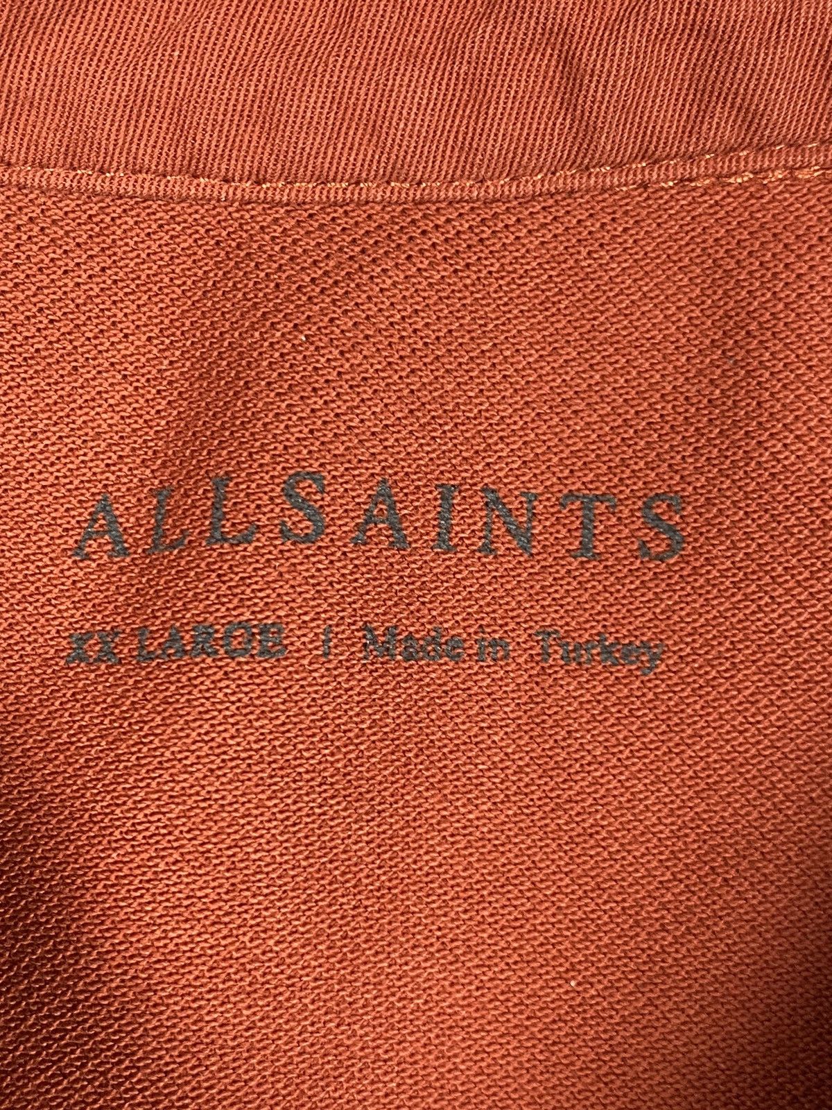 Allsaints Allsaints Designer Luxury Polo Shirt Size US XXL / EU 58 / 5 - 7 Thumbnail