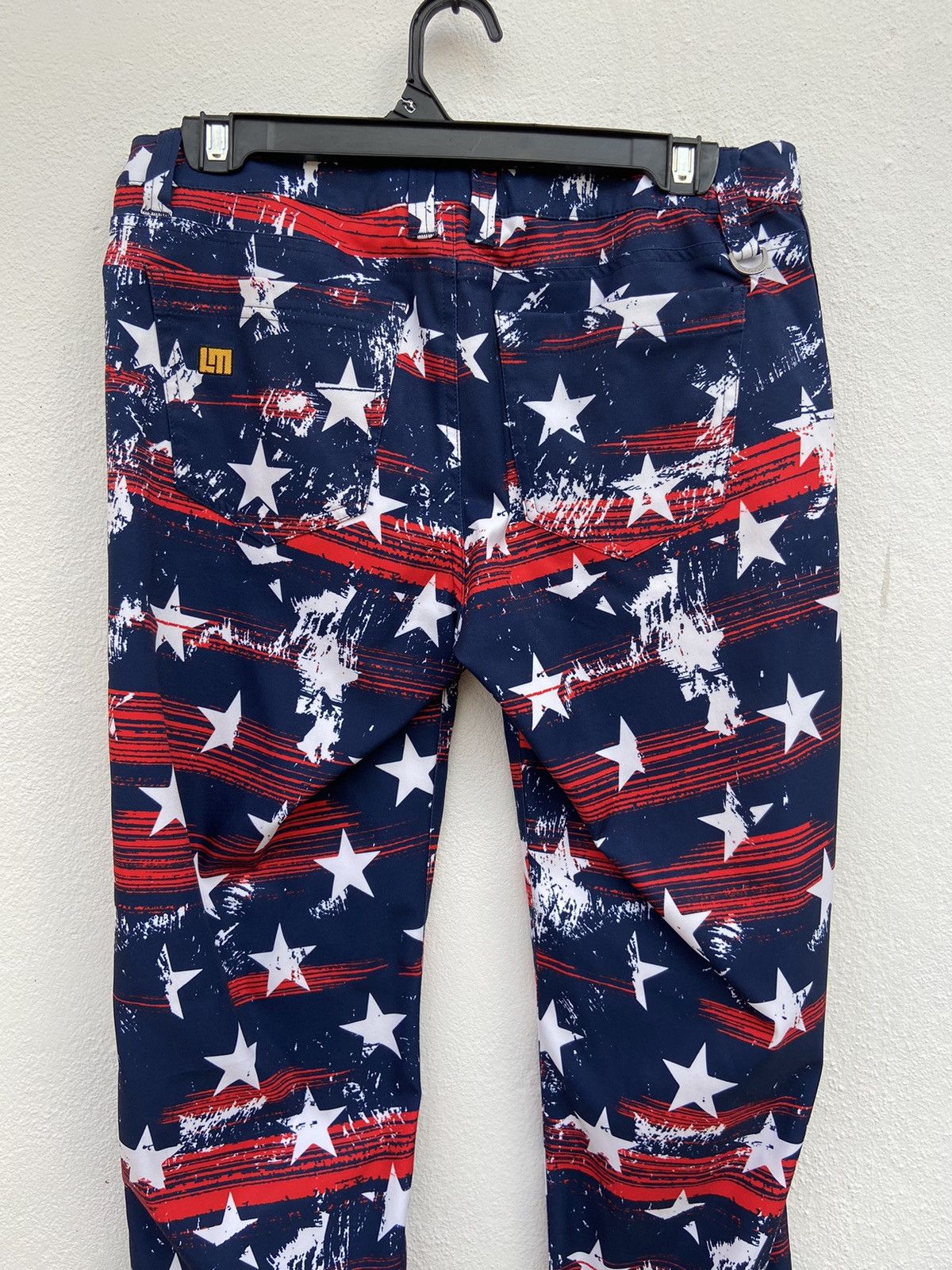 Japanese Brand 🔥 Loudmouth pants Americana flag Loudmouth golf pants Size US 30 / EU 46 - 7 Thumbnail