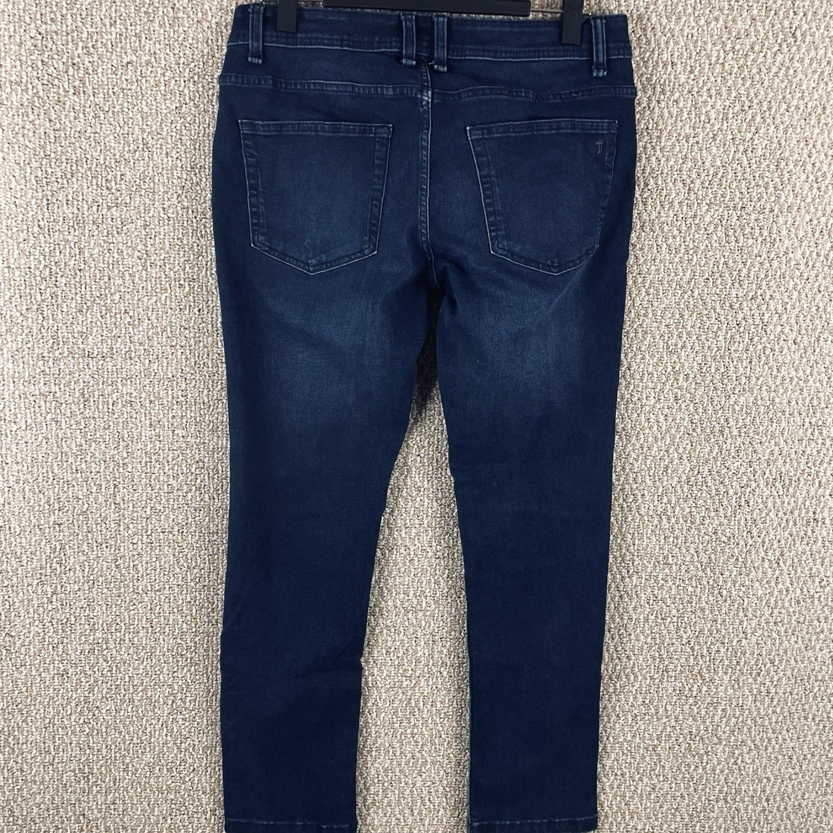 Vintage The Perfect Jean NYC Jeans Mens 31x28 Denim Blue Slim Skinny Fit 5-Pocket Jeans Men Size US 31 - 4 Thumbnail