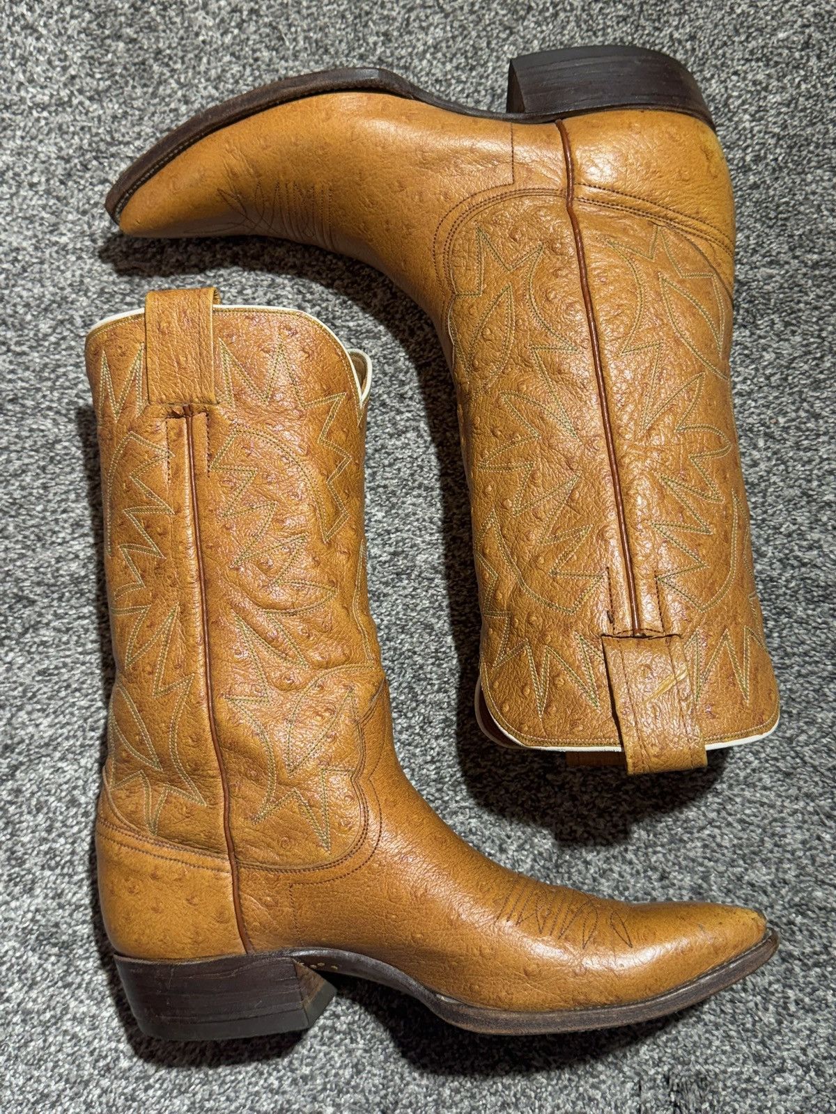 Nocona Boots Exotic Early 60s Nocona Men's Cowboy Boots Size 9B The Big O Size US 9 / EU 42 - 12 Thumbnail