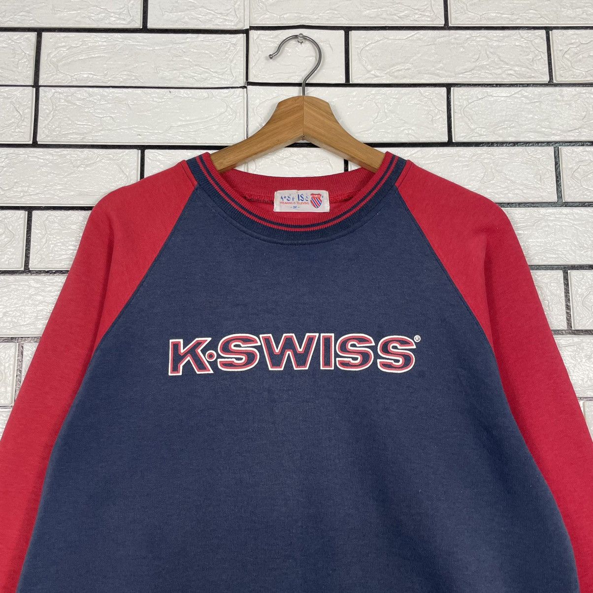 K-Swiss K-Swiss Two Tone Crewneck Sweatshirt Size US M / EU 48-50 / 2 - 2 Thumbnail