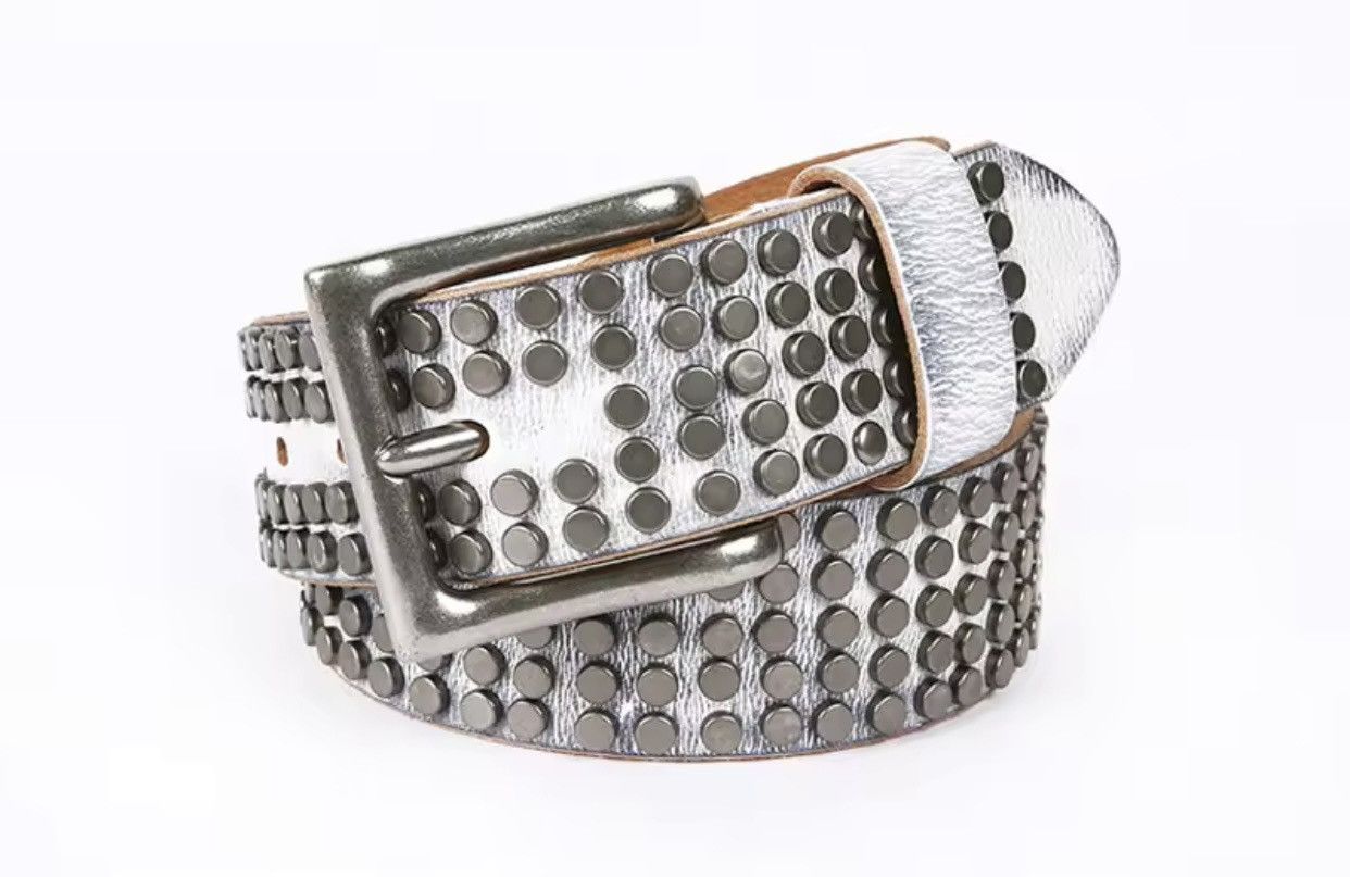 Genuine Leather × Japanese Brand Heavy Metal Genuine Leather Belt Size ONE SIZE - 1 Thumbnail