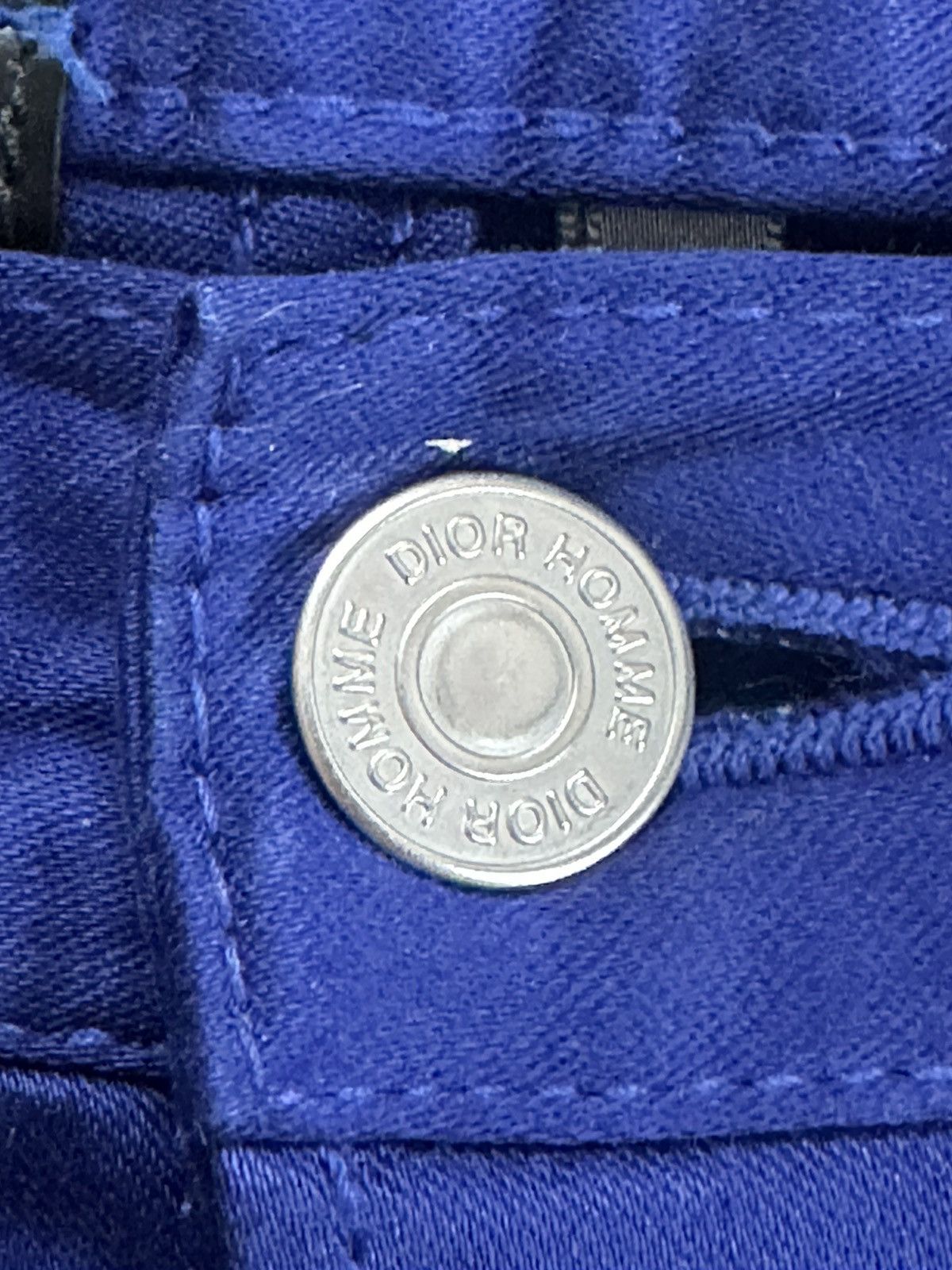 Dior Dior SS09 purple denim jeans planisphére Size US 30 / EU 46 - 4 Thumbnail