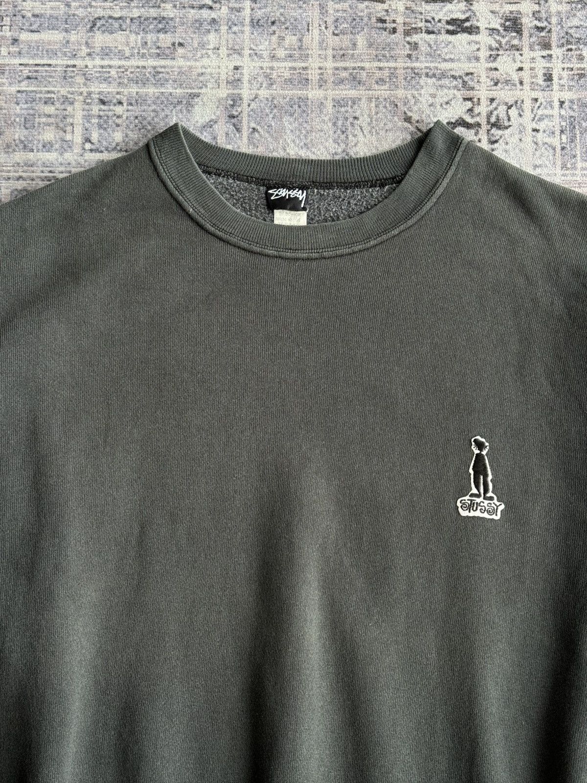 Stussy XX Vintage Stussy 80s Stickman Embroidered Crewneck Size US L / EU 52-54 / 3 - 2 Thumbnail