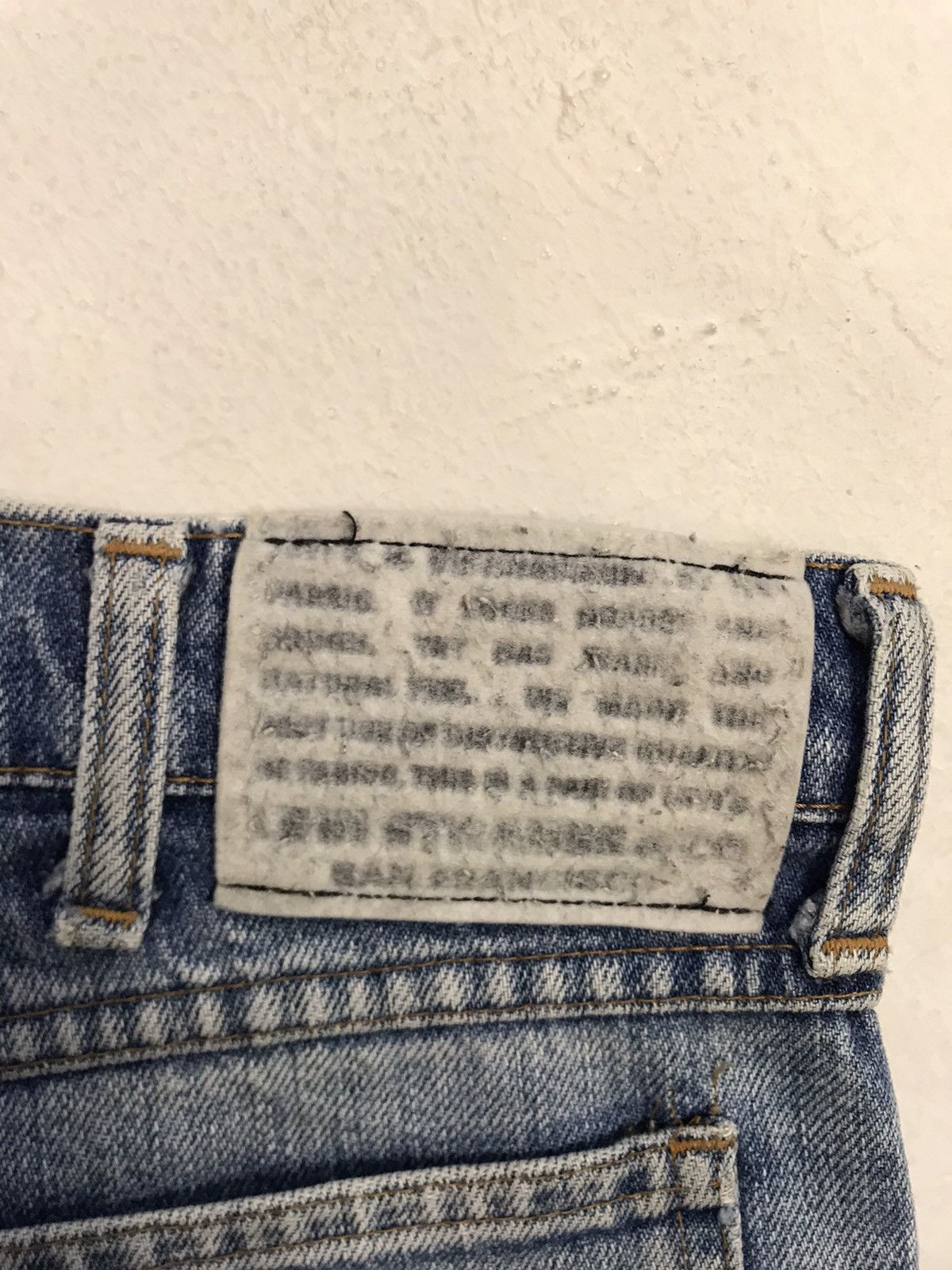 Levi's Vintage Clothing Levi's Strauss Japan Zipper Beauty Fade Denim Baggy Straight Size US 32 / EU 48 - 9 Thumbnail