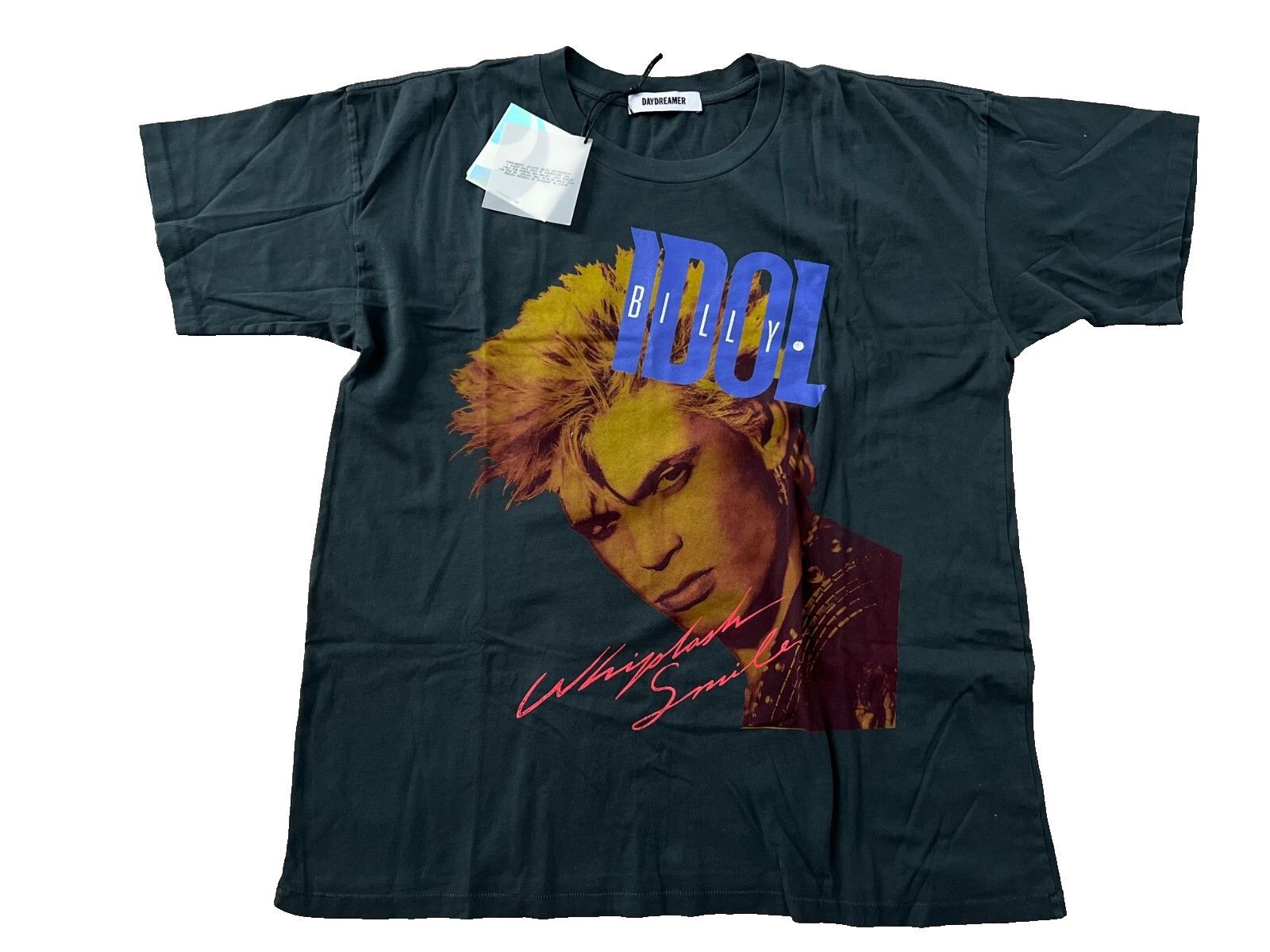 Daydreamer Daydreamer Billy Idol Whiplash Smile Graphic Tee Black ( S ) Size S / US 4 / IT 40 - 2 Thumbnail