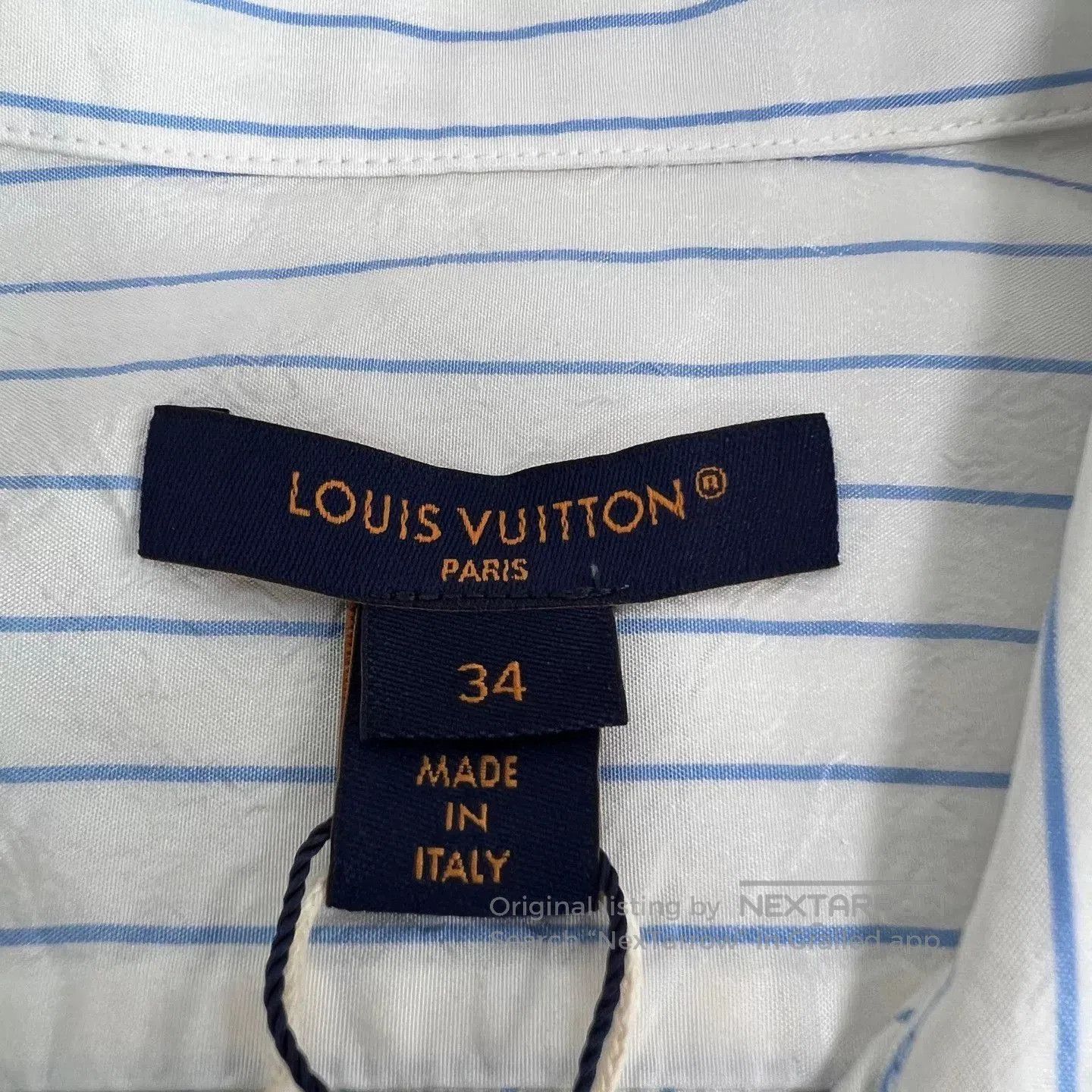 Louis Vuitton Louis Vuitton Silk Striped Mid. Size XXS / US 00 / IT 34 - 4 Thumbnail
