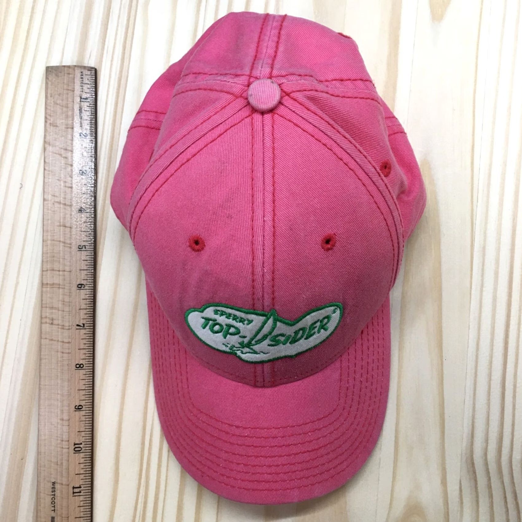 Sperry Sperry Top Sider Baseball Cap Womens Pink One Size Curved Brim Embroidered Logo Size ONE SIZE - 4 Thumbnail