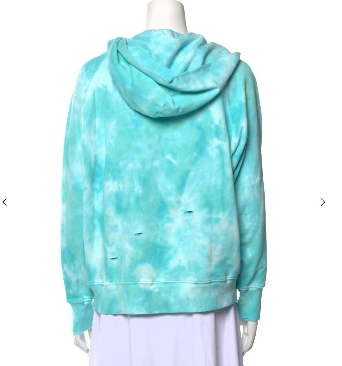 LoveShackFancy Addison Cabana Teal Cotton Tie Die Size ONE SIZE - 4 Thumbnail