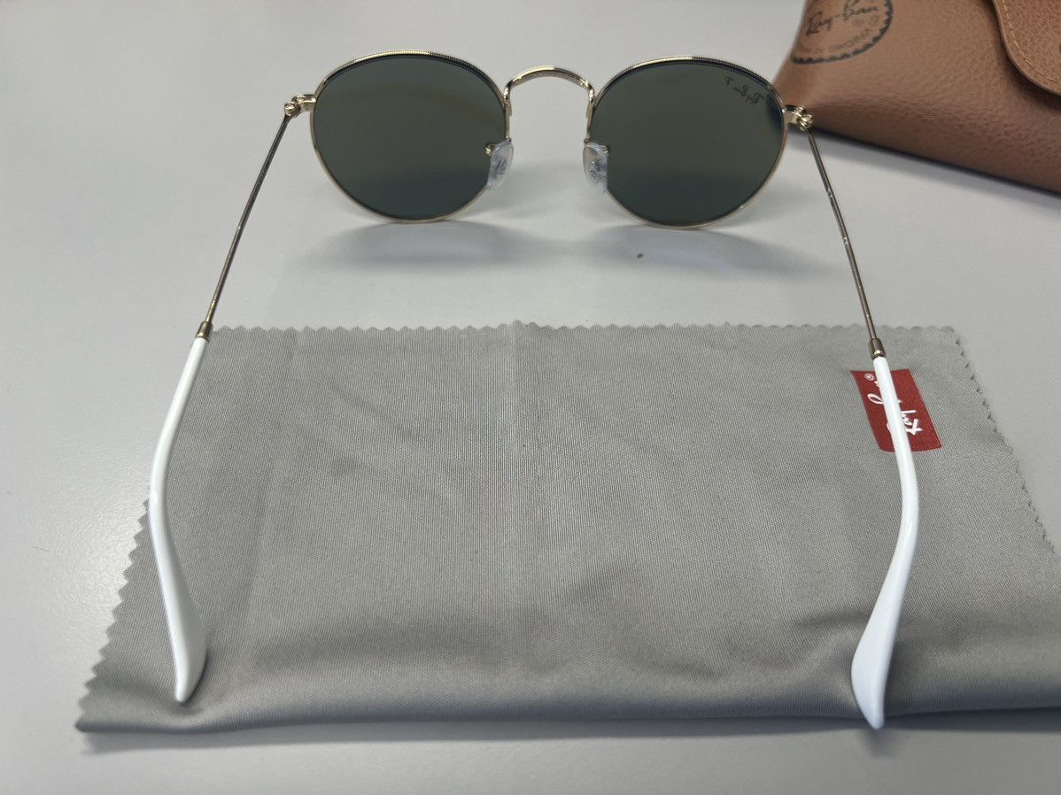 RayBan Ray Ban Gold plated round frame + Polarized lenses Size ONE SIZE - 3 Thumbnail