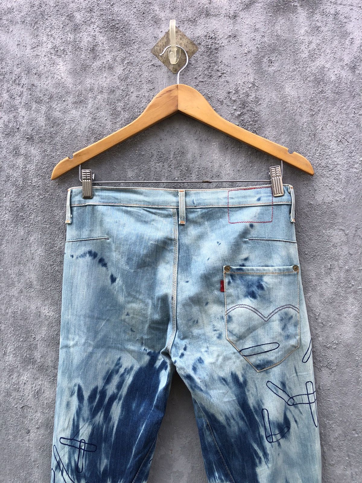 Levi's Vintage Levi’s Engineered Y2k Acid Wash Jeans Size US 29 - 9 Thumbnail