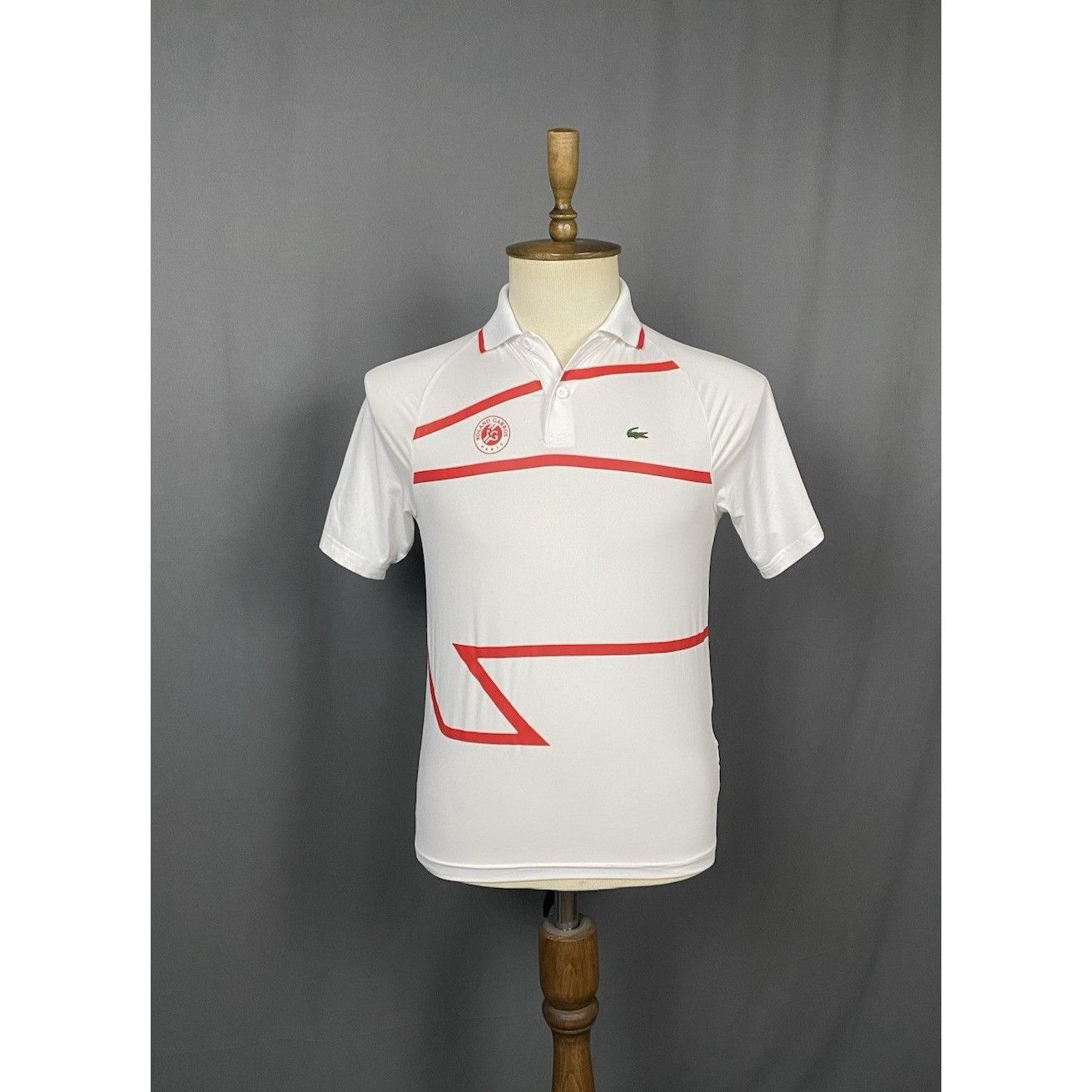 Lacoste Lacoste Roland Garros Ultra Dry Men's White Polo T-Shirt Siz Size US XS / EU 42 / 0 - 1 Thumbnail