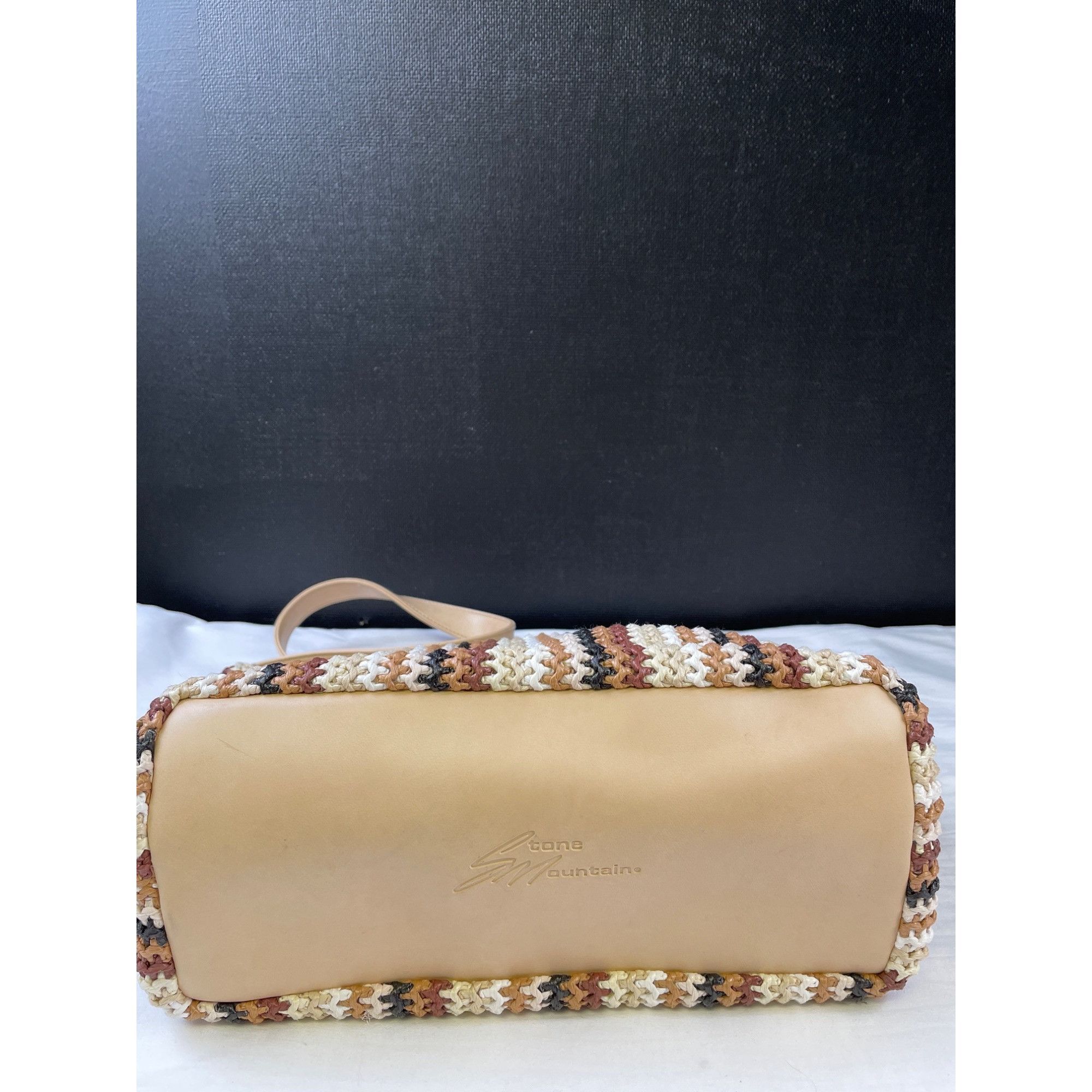 Other Stone Mountain Women's Crocheted Tan Multi Shoulder bag SKU Size ONE SIZE - 6 Thumbnail