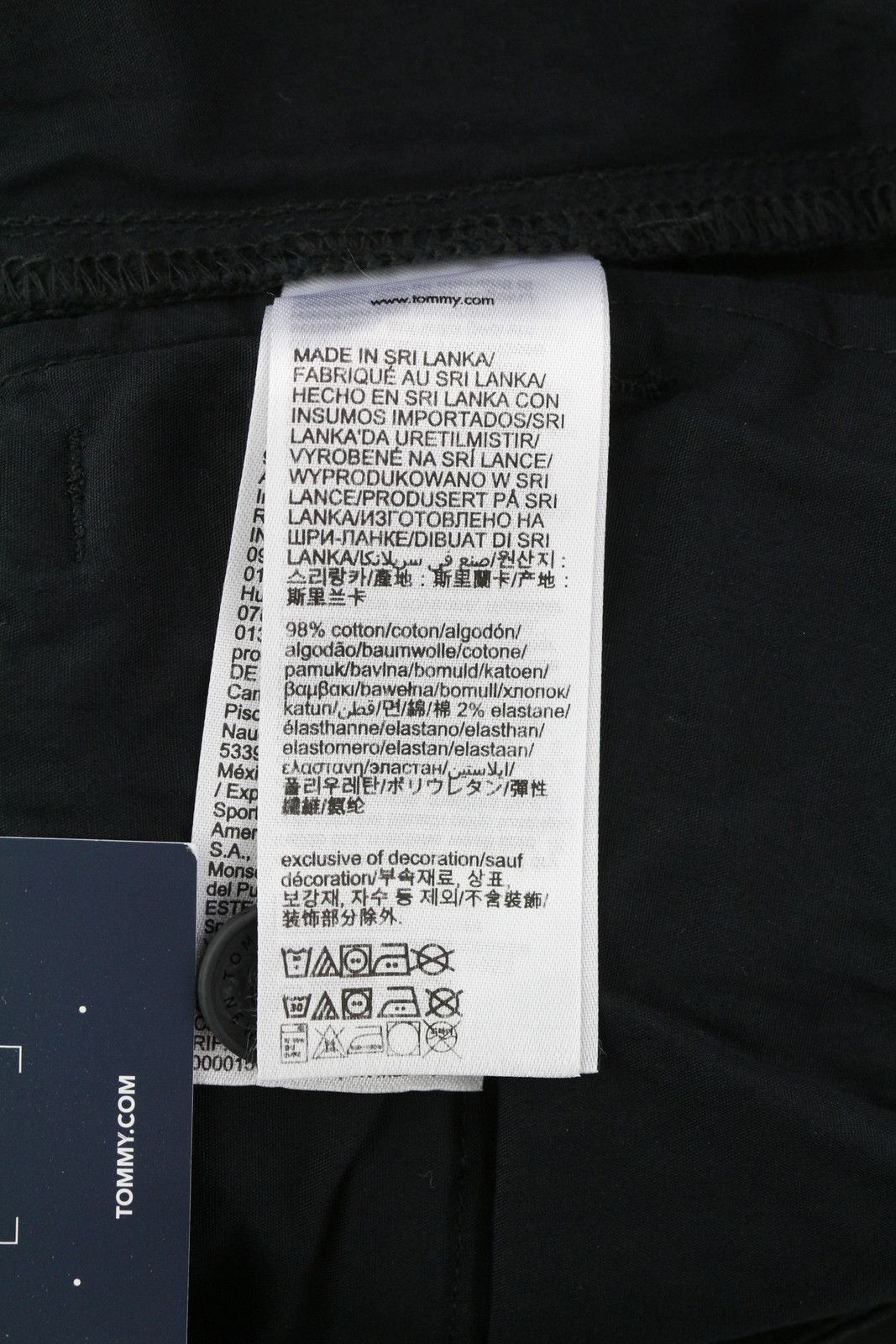 Tommy Hilfiger AIDEN BAGGY CARGO W31/L32 Black Regular Fit Trousers 85134 Size US 31 - 7 Thumbnail