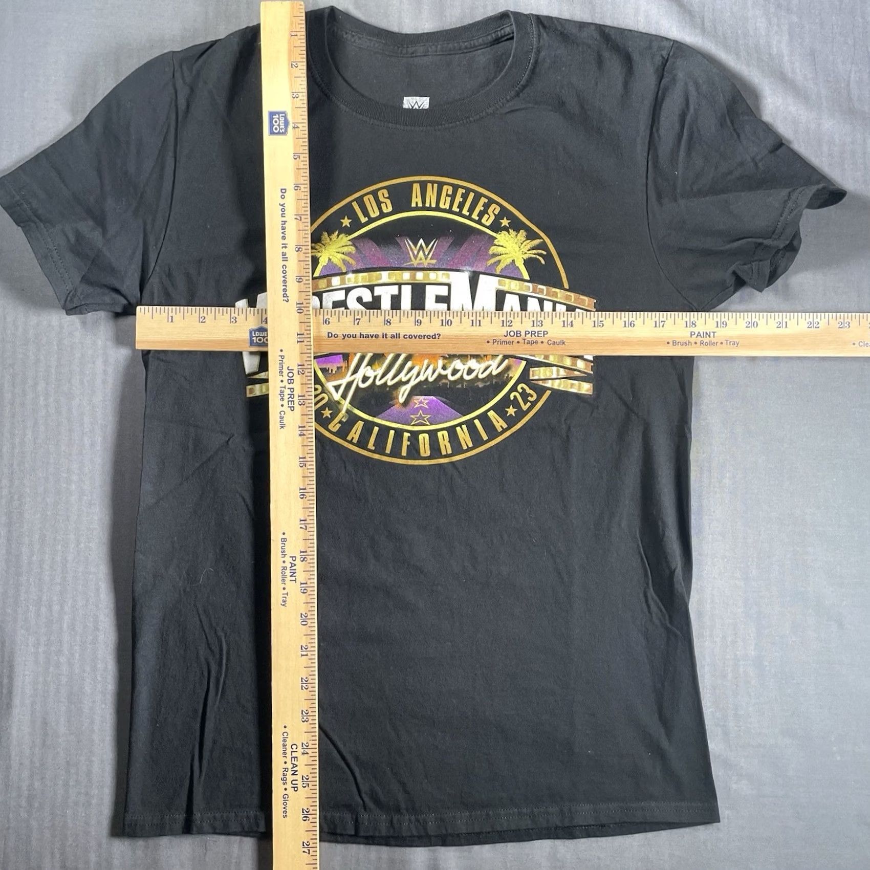 Vintage WWE Wrestlemania 39 Shirt Mens Medium I Was There Los Angeles Souvenir Tee Black T-Shirt Sports Men M Size US M / EU 48-50 / 2 - 3 Thumbnail