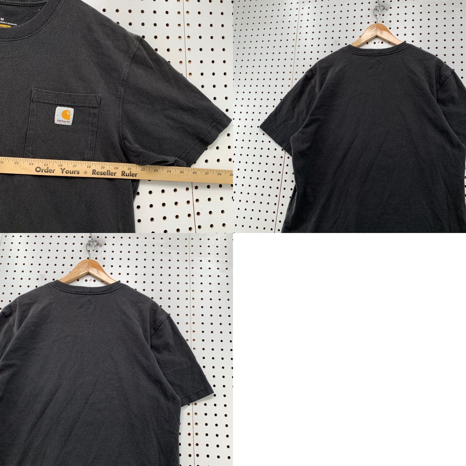 Carhartt Carhartt Pocket Shirt Mens M Black Crew Neck Short Sleeve T-Shirt Pockets Workwear 2020s Mens Size US M / EU 48-50 / 2 - 8 Thumbnail
