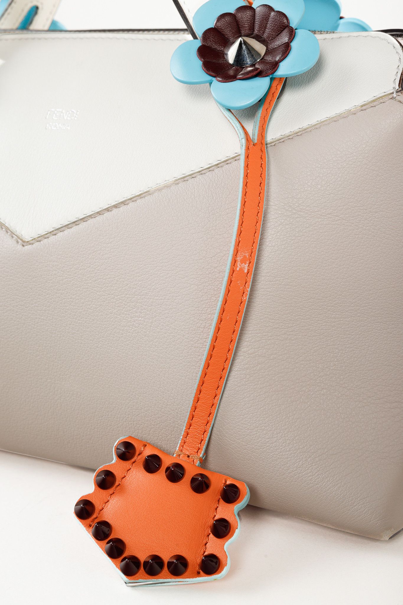 Fendi Fendi Flowerland By The Way Vitello Dolce Studded Bag Size ONE SIZE - 10 Thumbnail