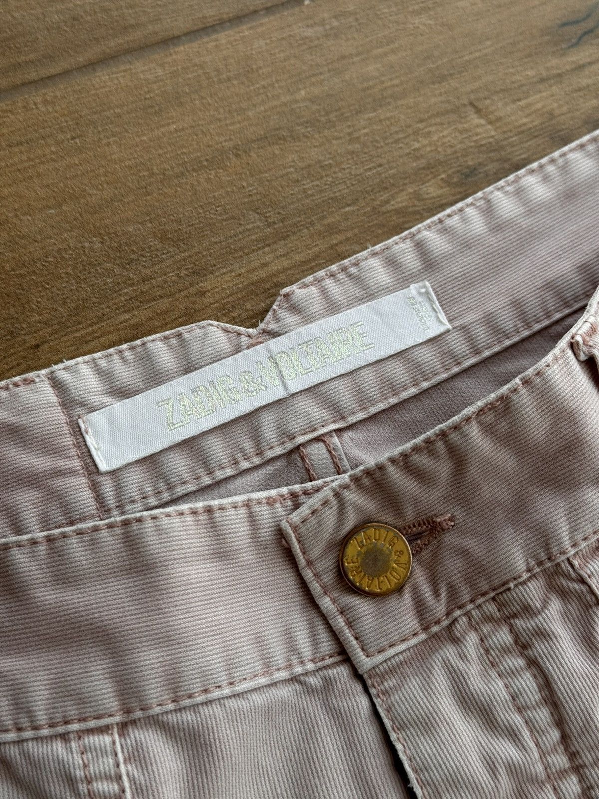 Vintage × Zadig & Voltaire Vintage Zadig & Voltaire Pink Luxury Eliot Pants Size 24" / US 00 / IT 34 - 6 Thumbnail