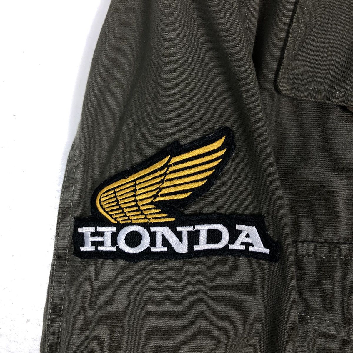 Japanese Brand 🔥90’s Vintage Worker Shirt Honda Racing Full Print Size US M / EU 48-50 / 2 - 14 Thumbnail
