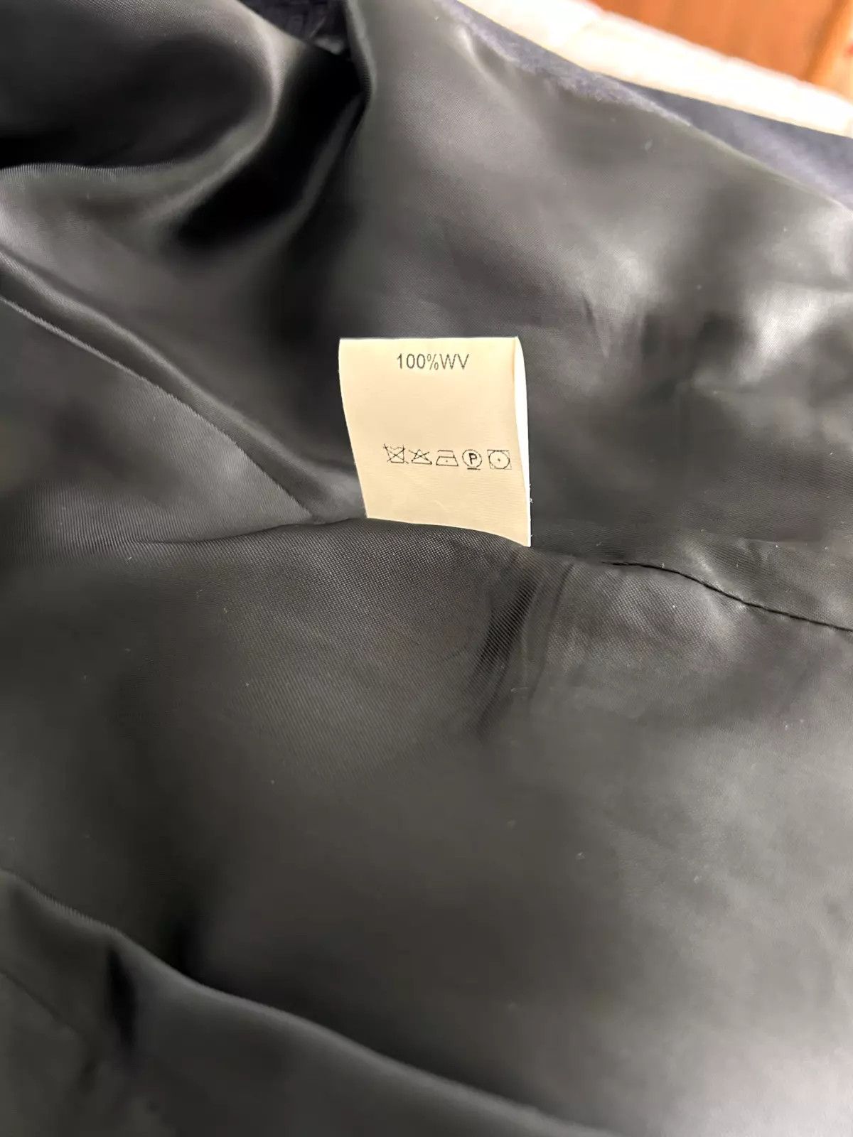 Barneys New York Double Breasted Blue Patterned Blazer Jacket Size M / US 6-8 / IT 42-44 - 9 Thumbnail