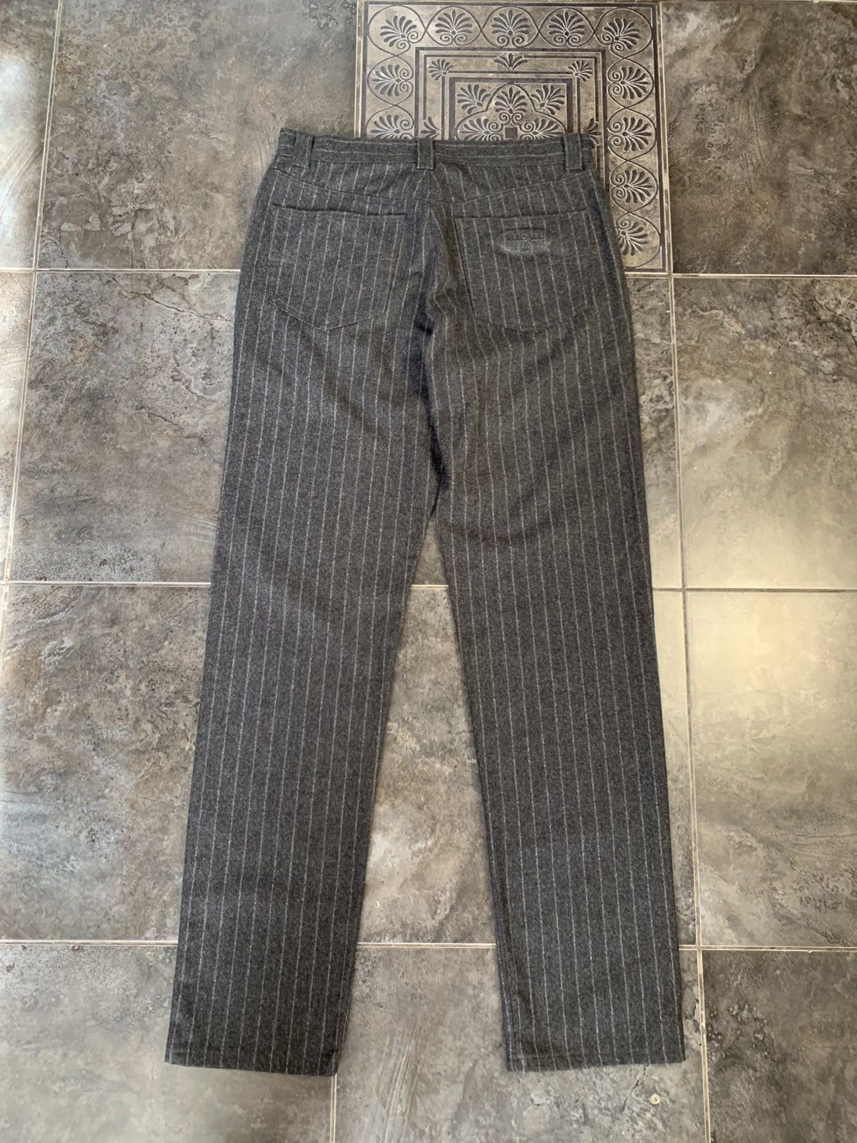Versace × Vintage Versace Lana wool pants Logo Size US 34 / EU 50 - 8 Thumbnail