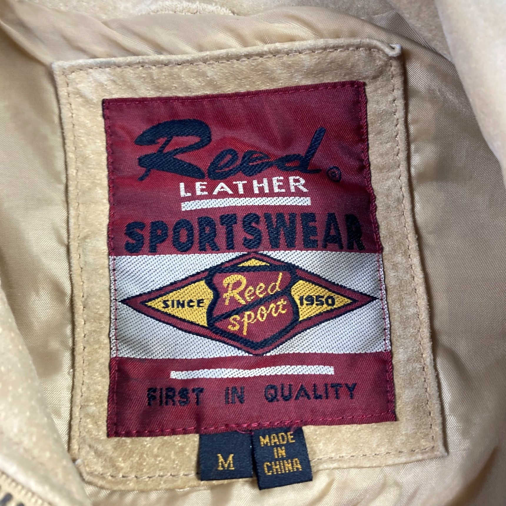 Vintage Reed Sportswear Leather Jacket Women's M Brown Lined Long Sleeve Vintage Size M / US 6-8 / IT 42-44 - 7 Thumbnail