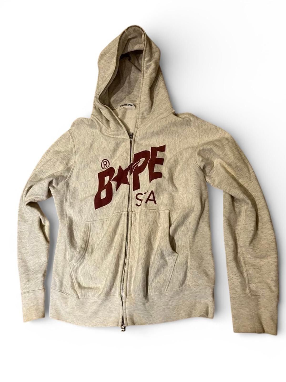Bape BAPE - Men's Zip-Up Hoodie with Logo Print Size US S / EU 44-46 / 1 - 2 Thumbnail