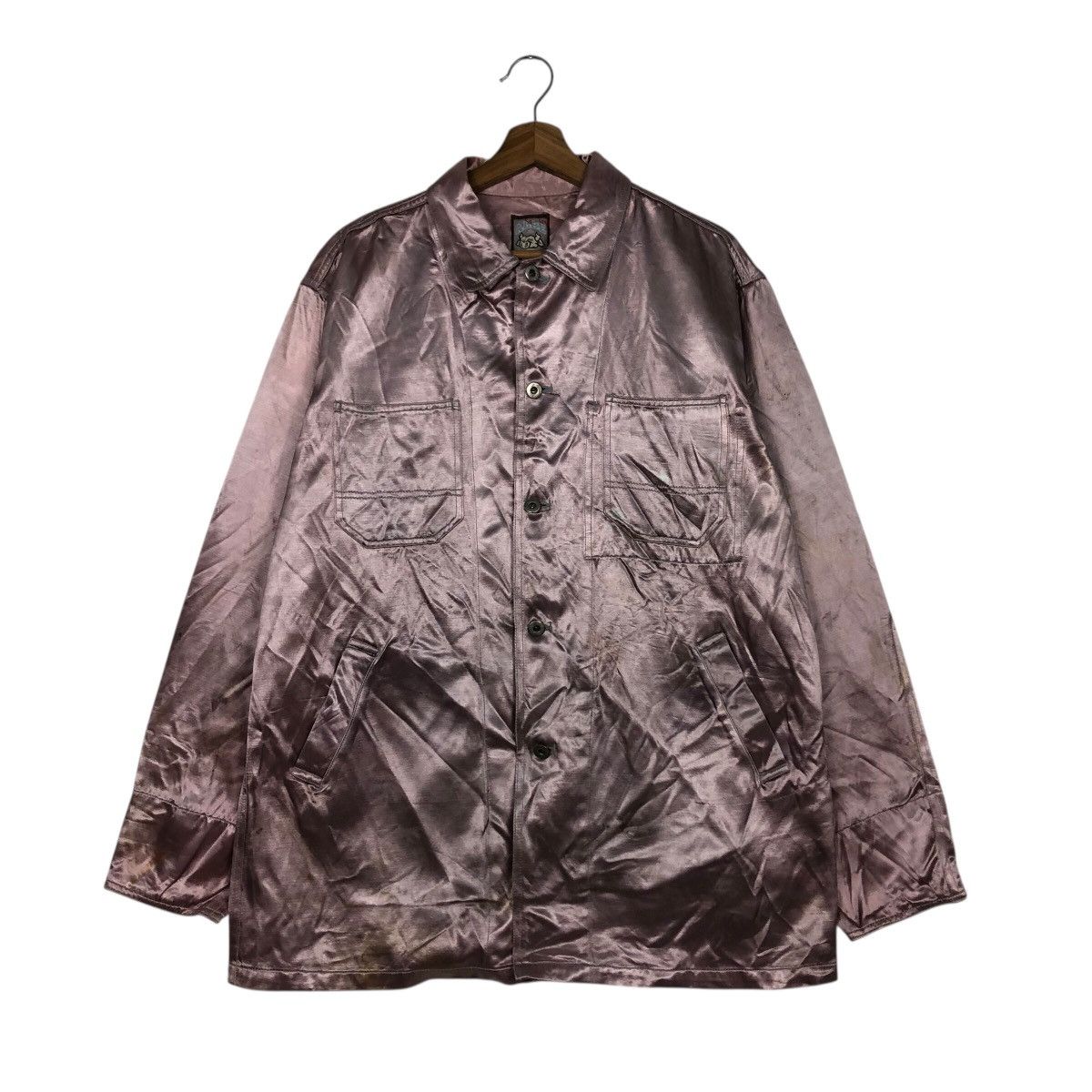 Japanese Brand 📌Vintage Button Jacket Albe Marle Issey Miyake Work Wear Size US L / EU 52-54 / 3 - 2 Thumbnail