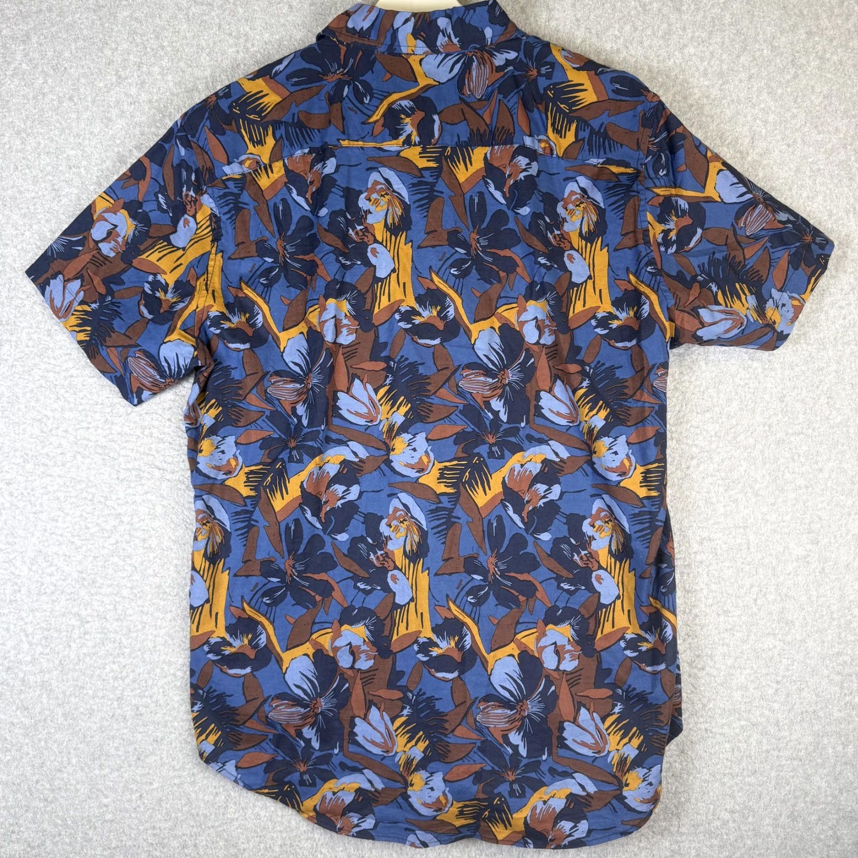Bonobos Bonobos Shirt Men's M Regular Riviera Multi Colored Button-Down Short Sleeve Blue" Size US M / EU 48-50 / 2 - 6 Thumbnail