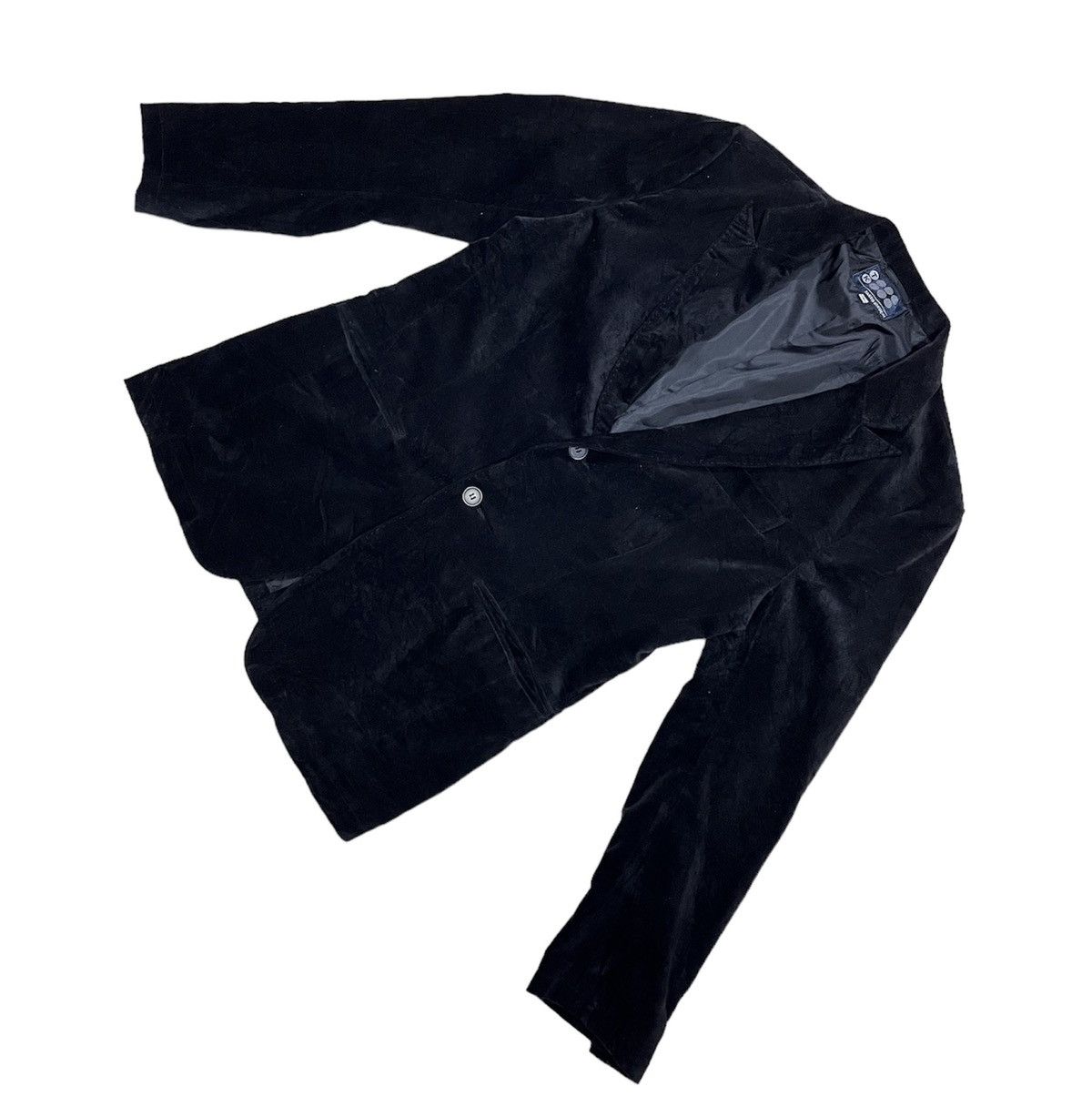 Japanese Brand × Takeo Kikuchi Japanese brand takeo kikuchi blazer valvet black Size 38L - 3 Thumbnail