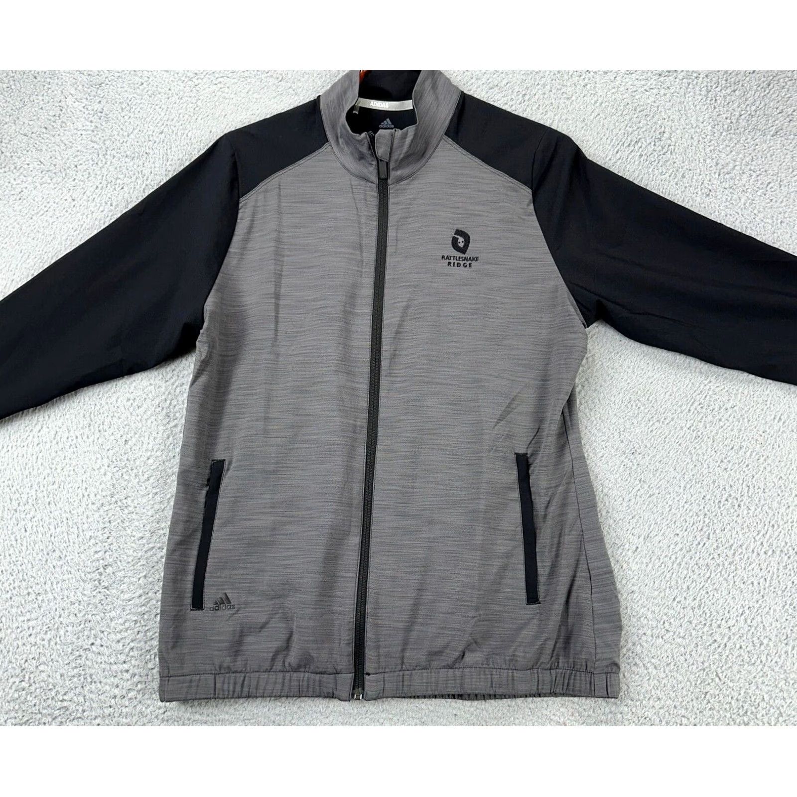 Adidas Adidas Jacket Womens Large Grey Colorblock Windbreaker Golf Full Zip Outdoor NEW Size L / US 10 / IT 46 - 3 Thumbnail