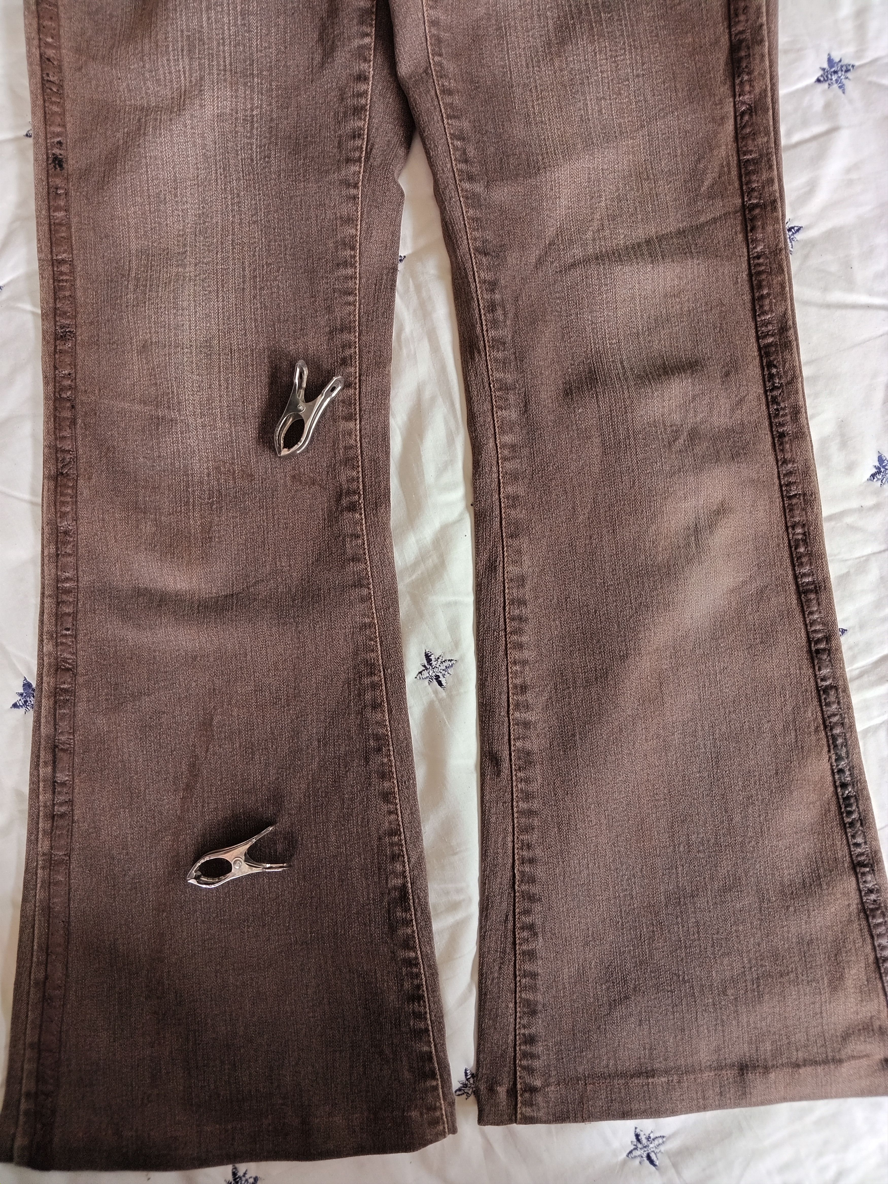 Japanese Brand Japanese Brand Distressed Flare Denim Jeans Size US 28 / EU 44 - 8 Thumbnail