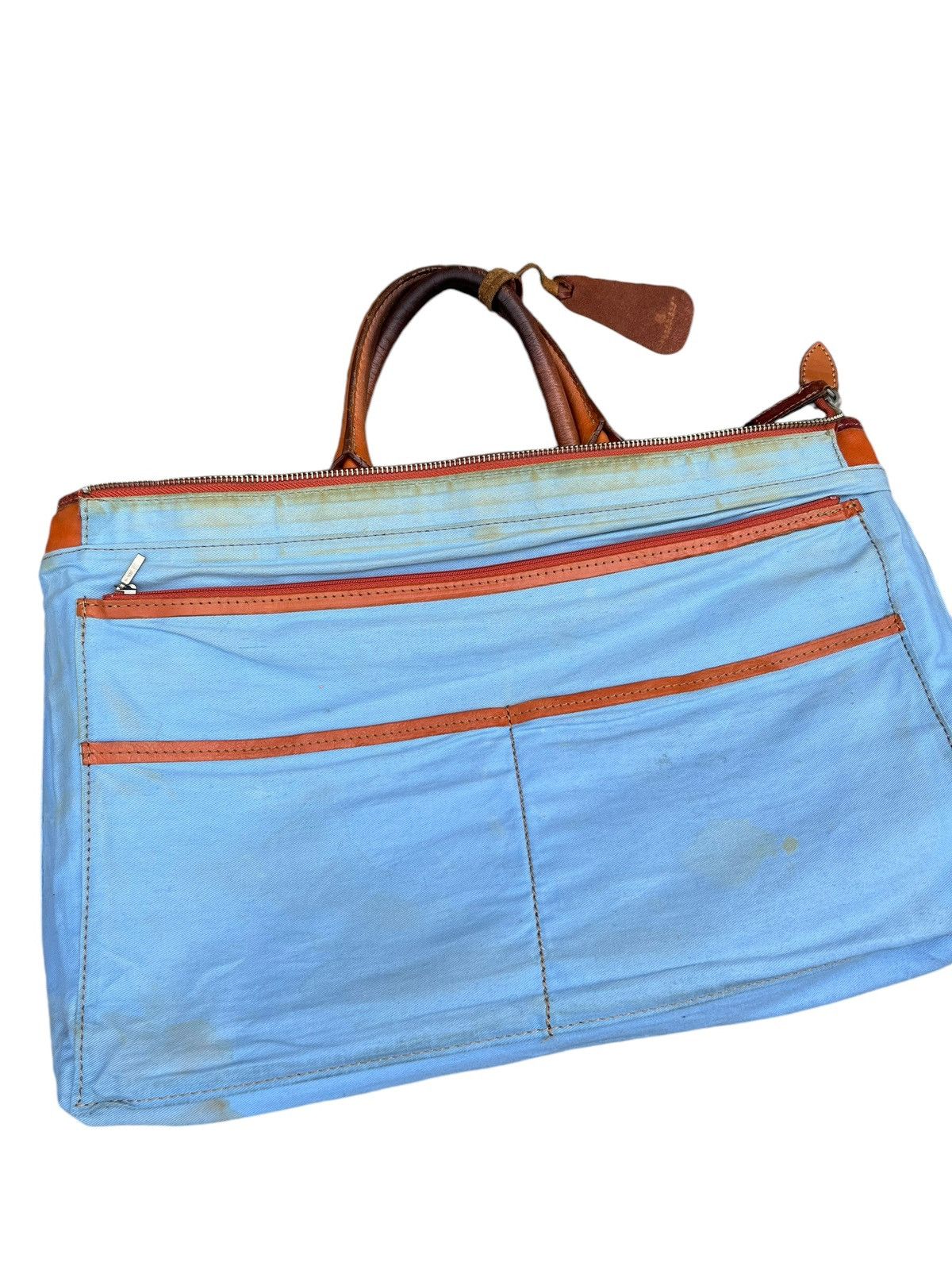 Leather Deux Moncx Artisan Made Japan Distress Patina Leather Bag Size ONE SIZE - 22 Thumbnail