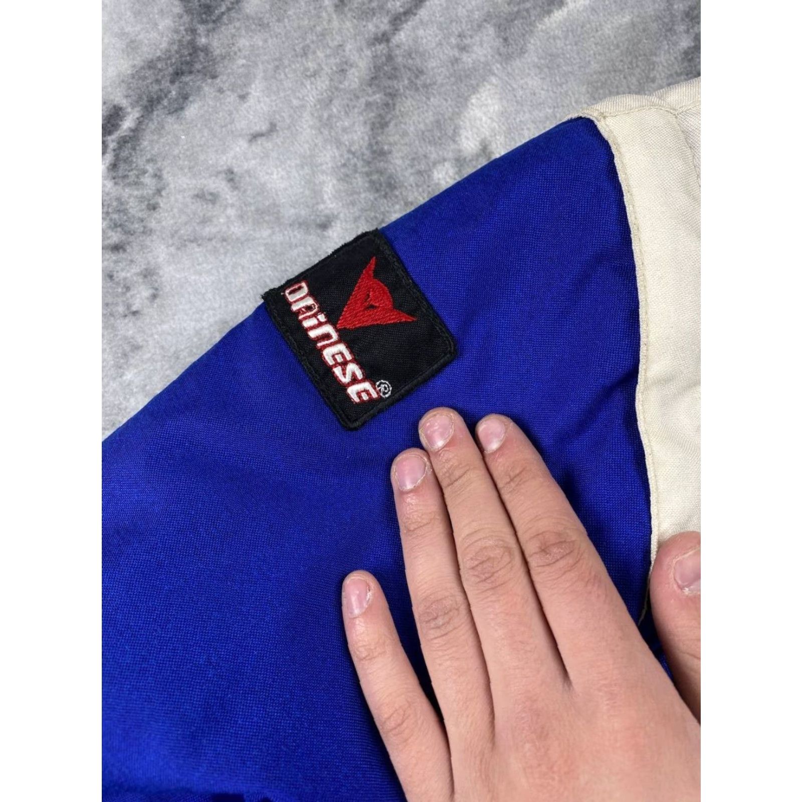 Dainese VINTAGE Dainese World Champion Racing 2 in 1 Bomber Jacket Men Size 46 Blue Size US S / EU 44-46 / 1 - 4 Thumbnail