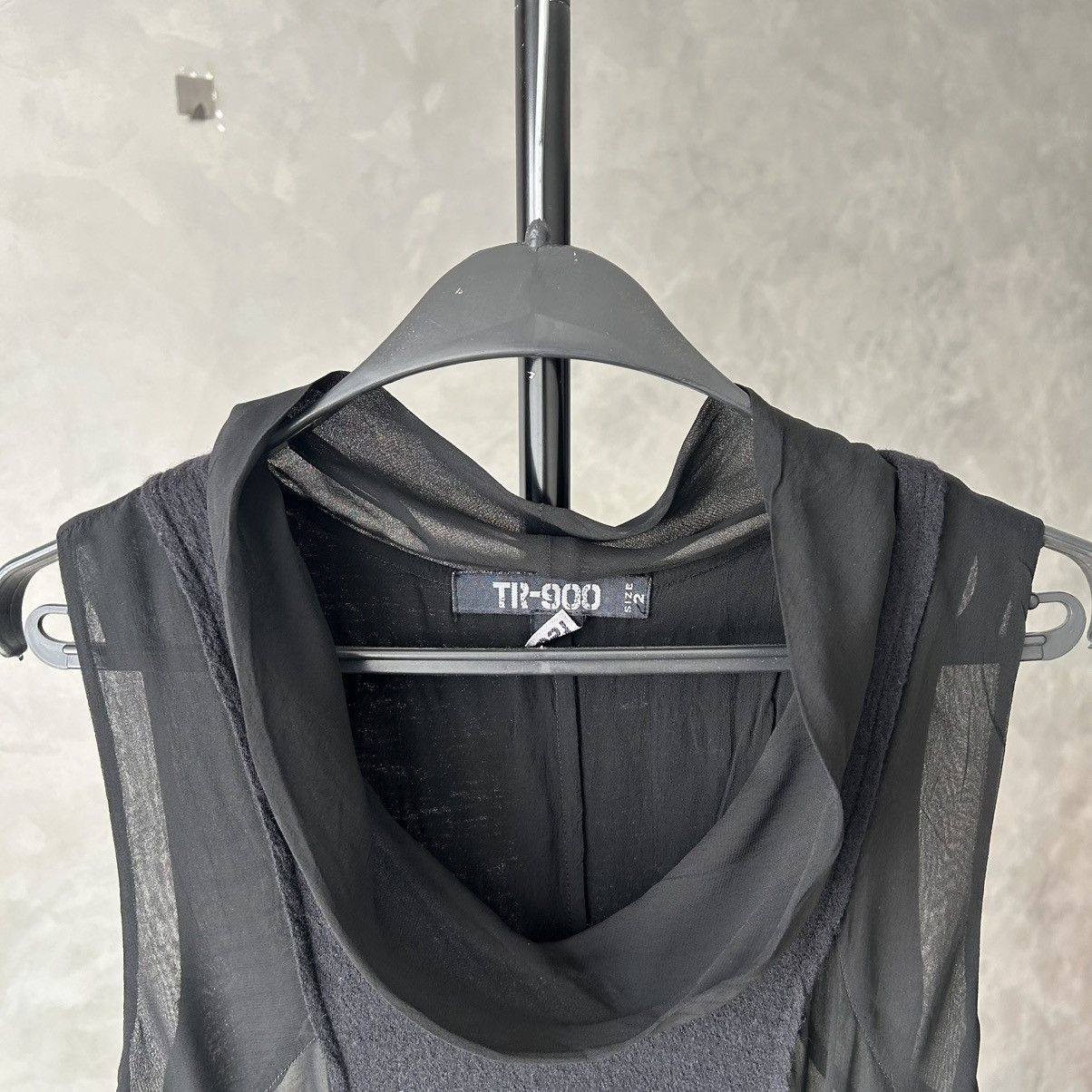 Transit TR-900 Transit Par Such Wool / Viscose Avantgarde Dress Size XS / US 0-2 / IT 36-38 - 4 Thumbnail
