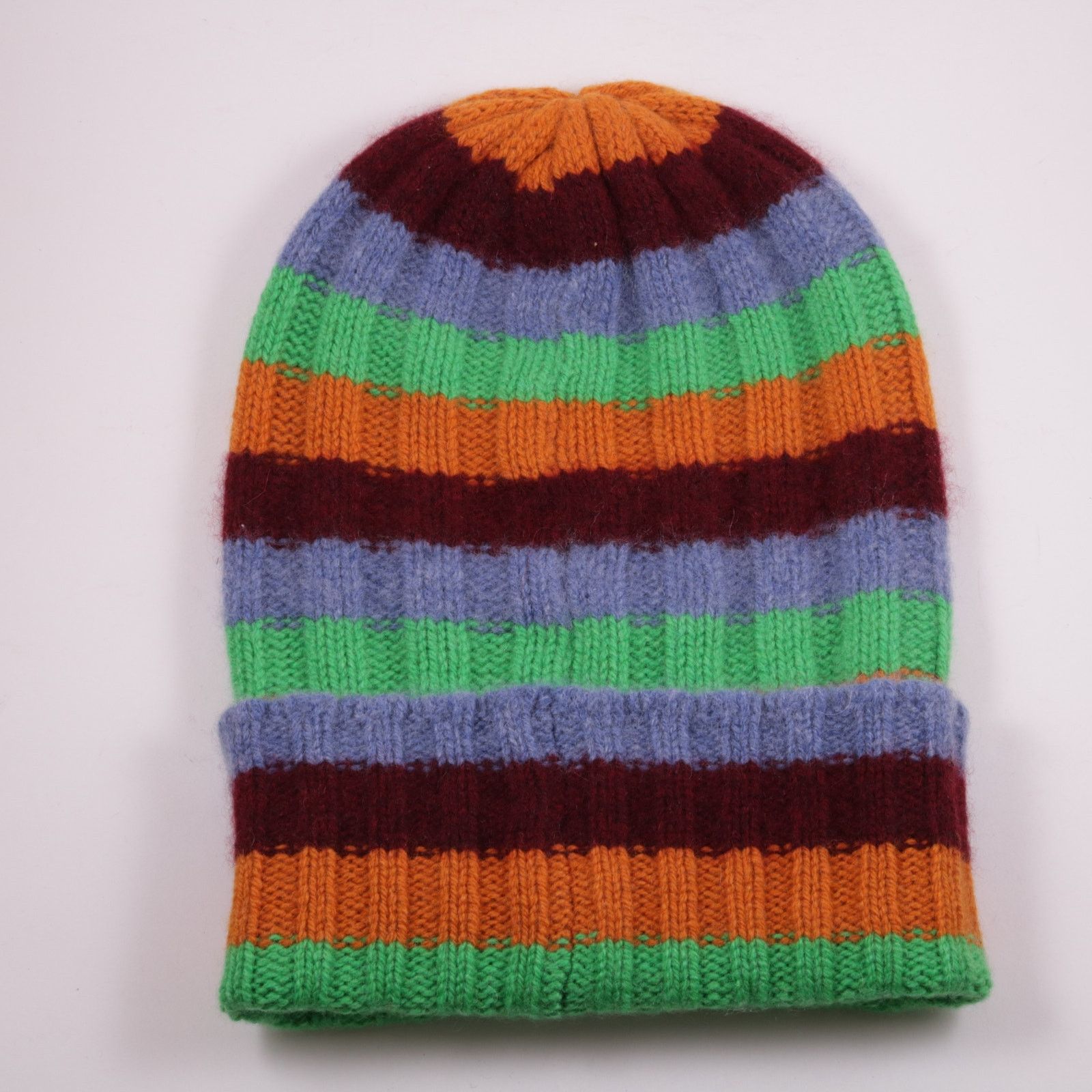 The Elder Statesman The Elder Statesman Cashmere Stripe Short Bunny Echo Hat Size ONE SIZE - 1 Thumbnail