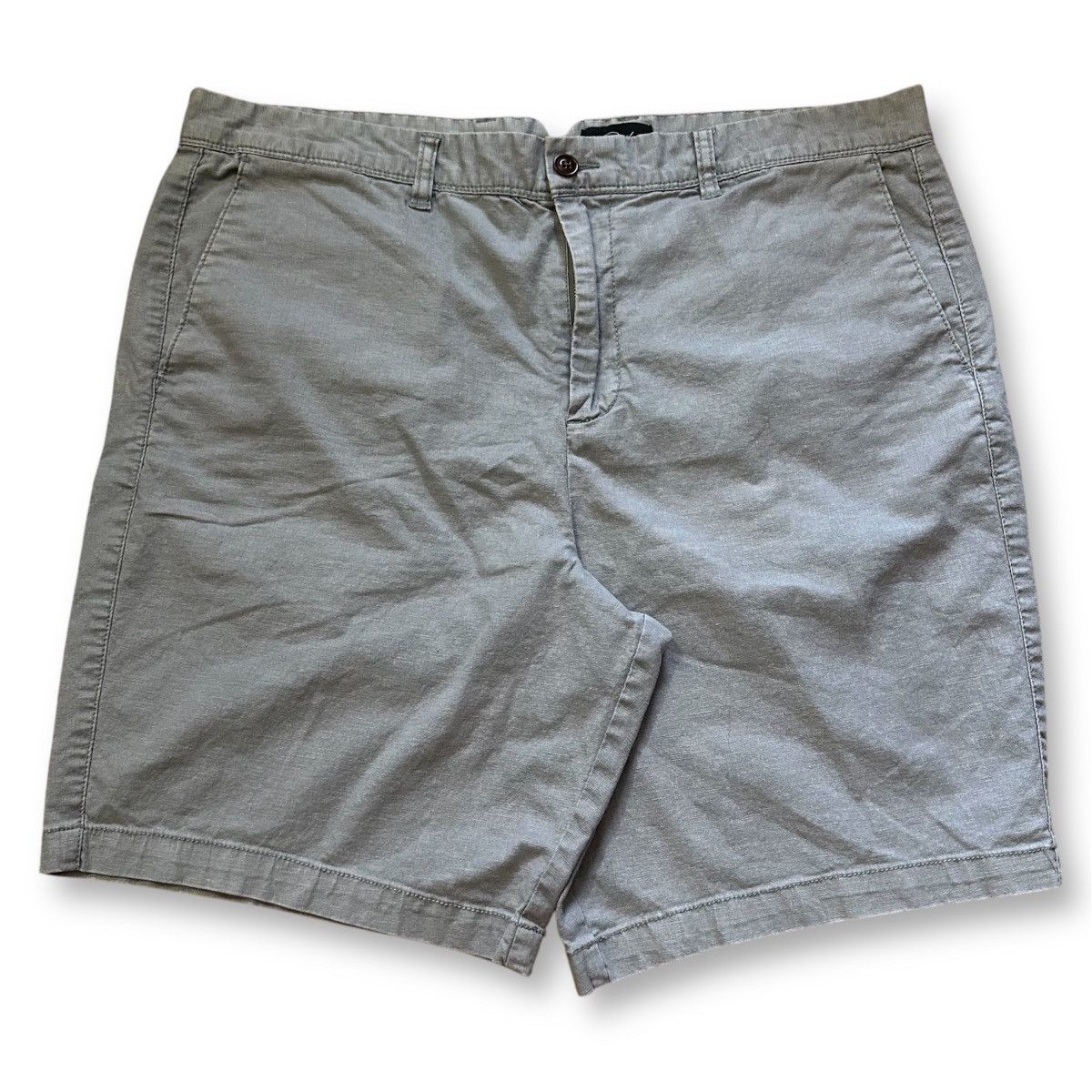 Designer × Rails Rails Men’s Boden Shorts in Gravel Grey Linen Blend Size US 36 / EU 52 - 3 Thumbnail